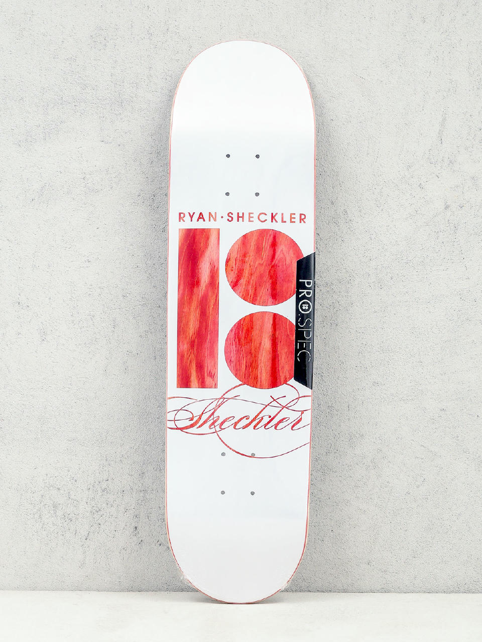 Deck Plan B Ryan Sheckler Signature (white/red)