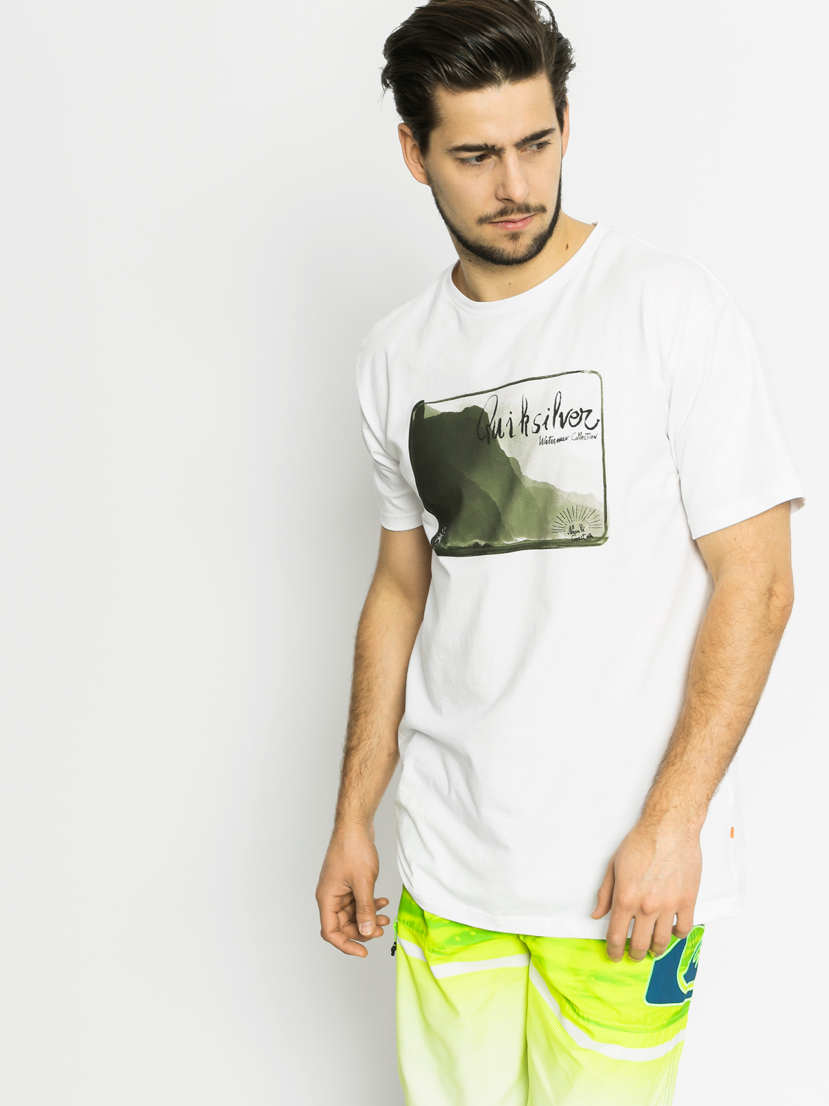 T-shirt Quiksilver Napalo Coast (white)