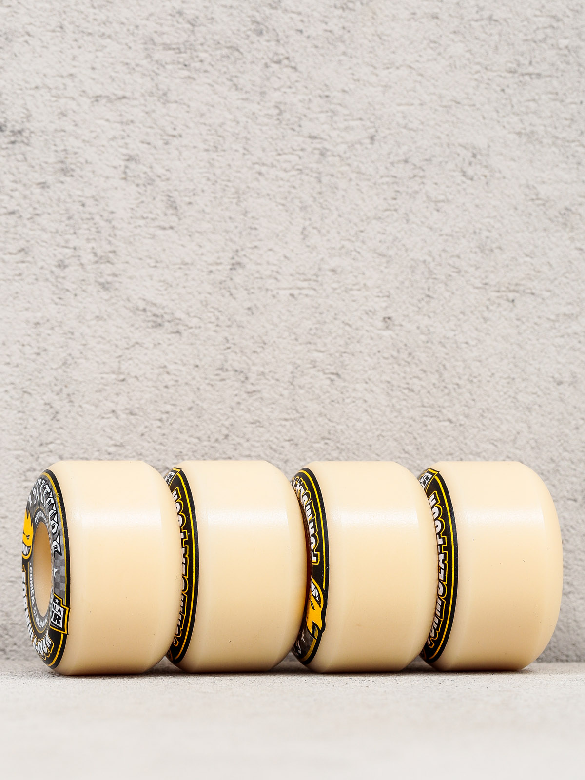 Kółka Spitfire Formula Four 99 Duro Conical (yellow print/white)