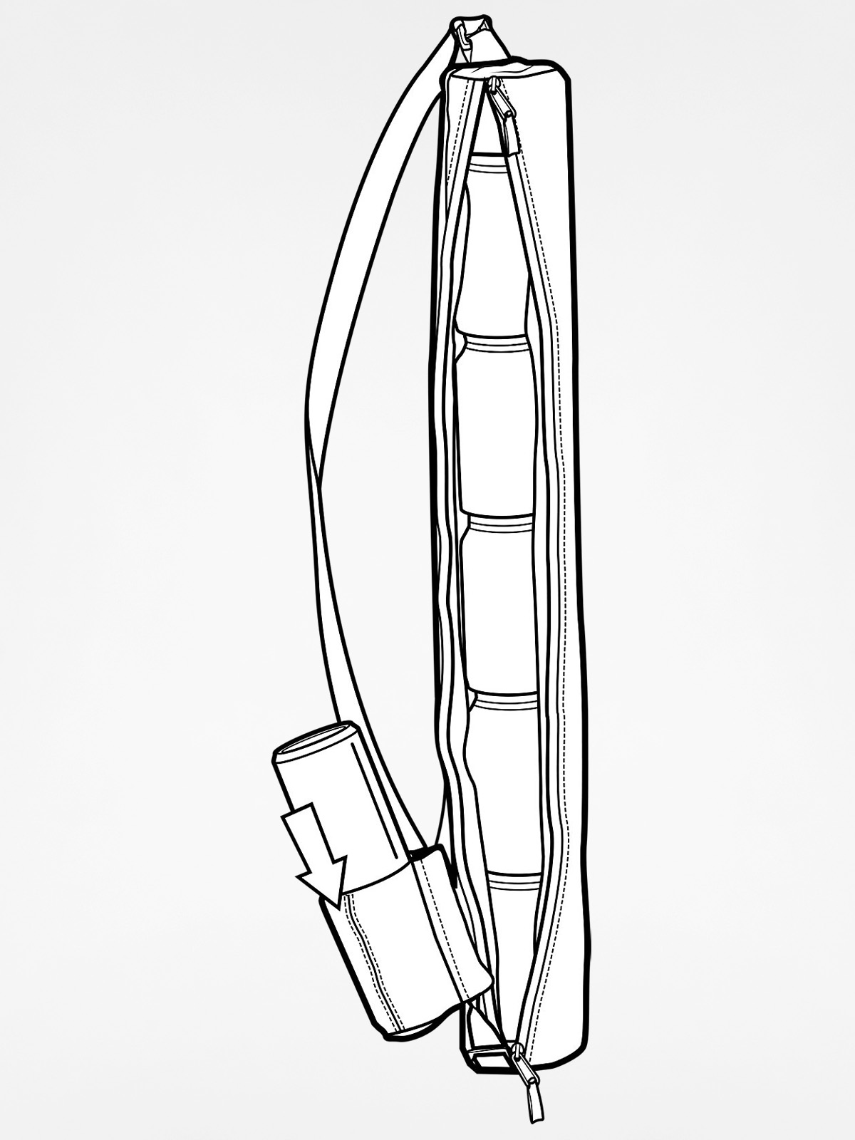 Pokrowiec na napoje Burton Beeracuda (day tripper print)