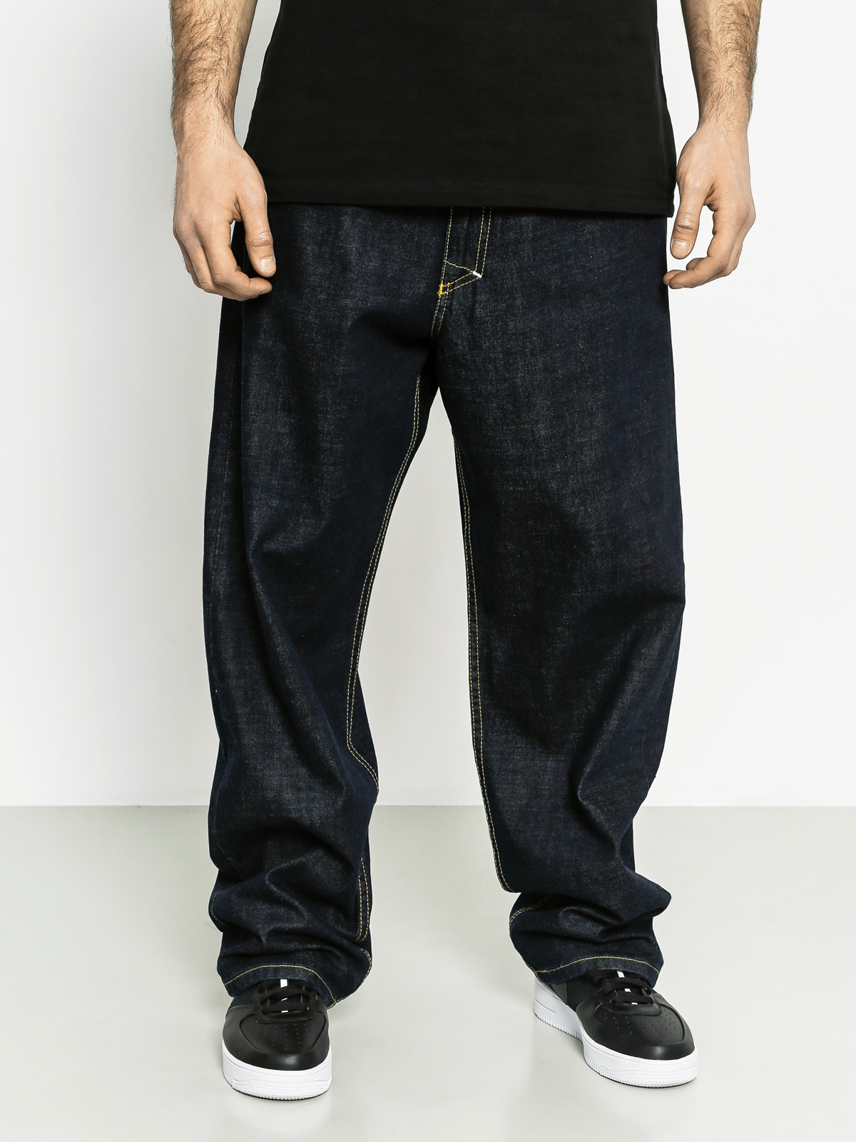 Spodnie MassDnm Phat Camo Baggy Fit (dark navy)