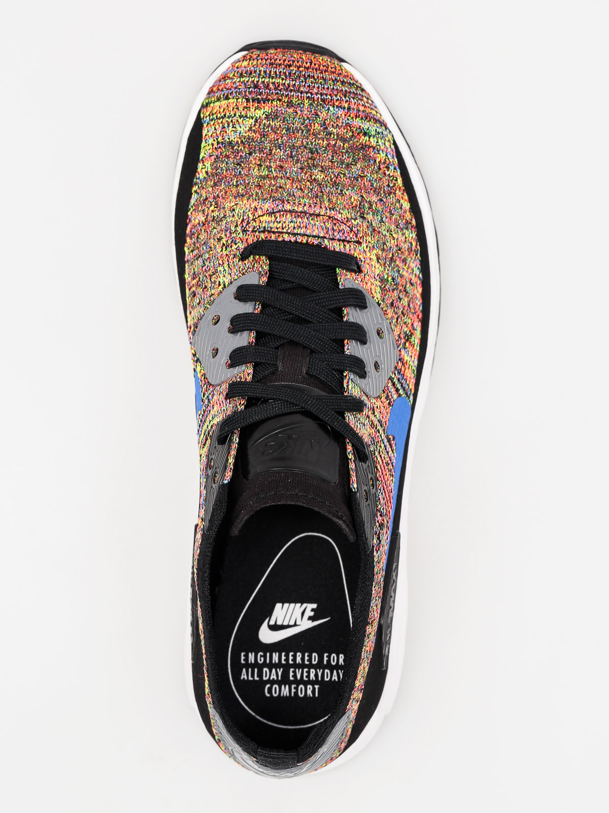 Buty Nike Air Max 90 Wmn (Ultra 2 0 Flyknit black/medium blue cool grey)