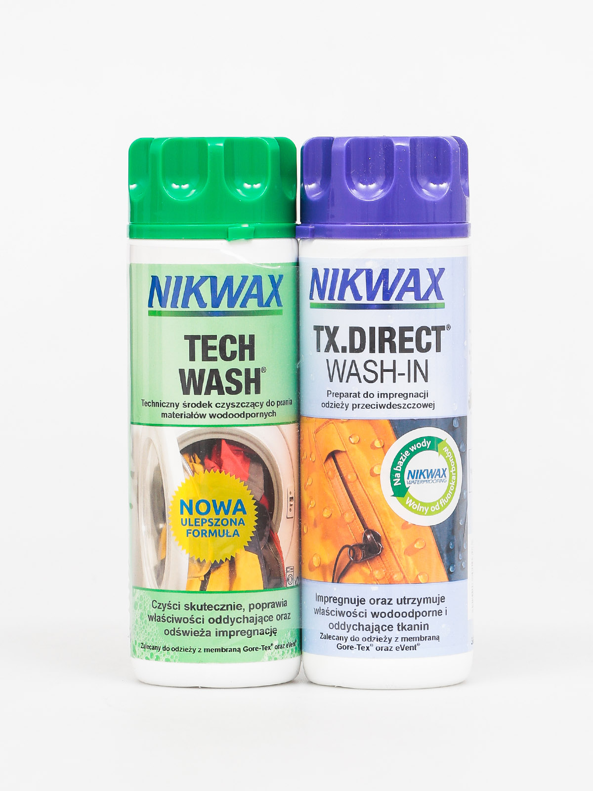 Zestaw pielęgnacyjny Nikwax Twin Tech Wash Tx Direct Wash In (2x300ml)