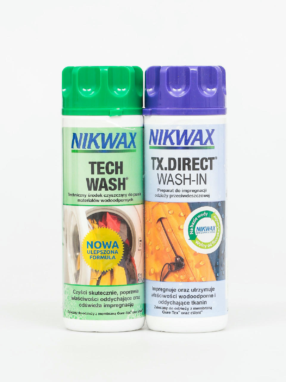 Zestaw pielęgnacyjny Nikwax Twin Tech Wash Tx Direct Wash In (2x300ml)