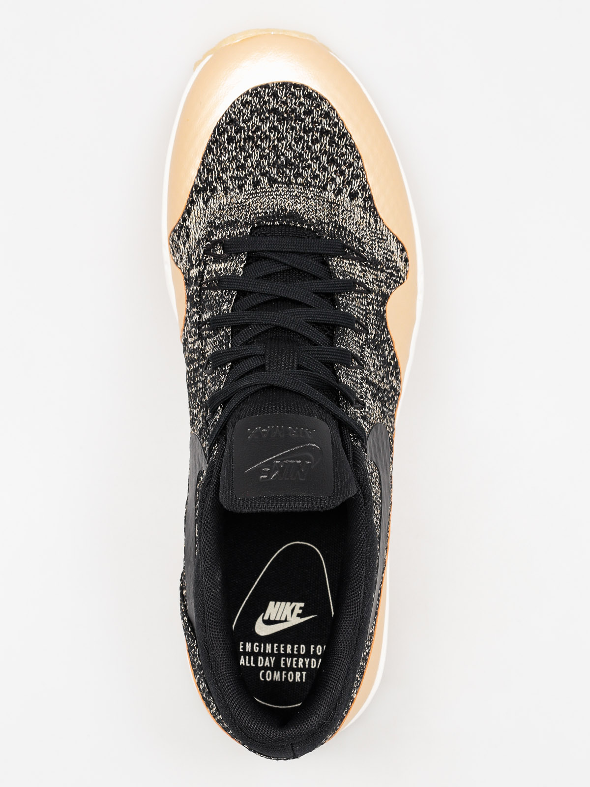 Buty Nike Air Max 1 Wmn Ultra 2.0 Flyknit Metallic (black/black mtlc gold star)