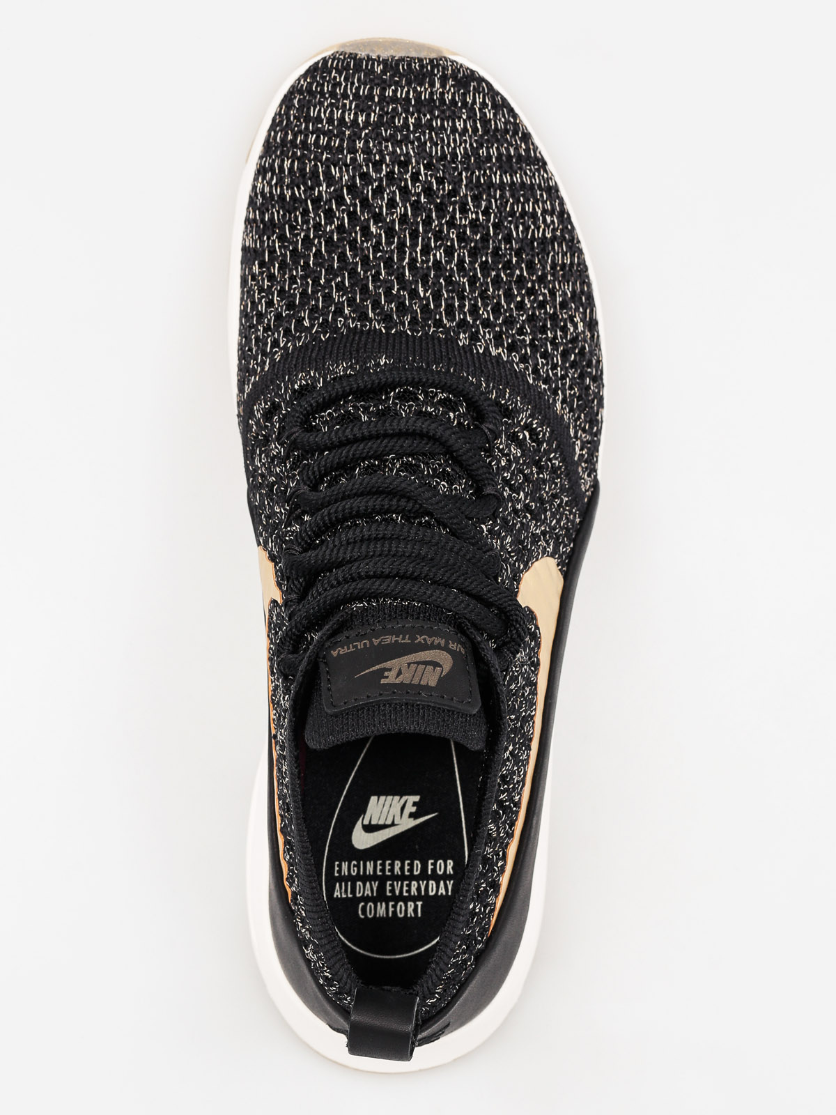 Buty Nike Air Max Thea Ultra Flyknit Metallic Wmn (black/mtlc gold star ivory)