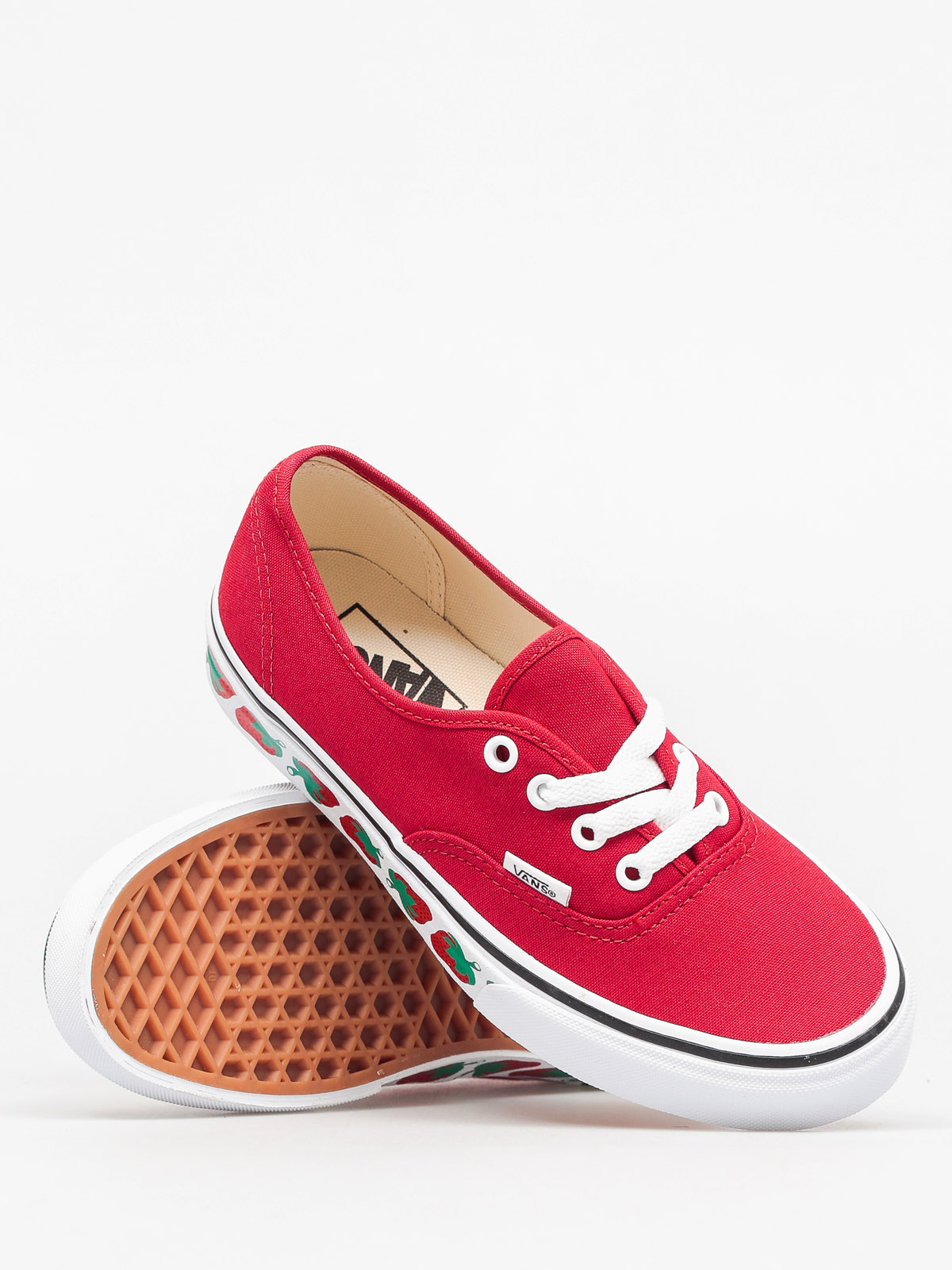 Buty Vans Authentic (strawberry tape/red/black)