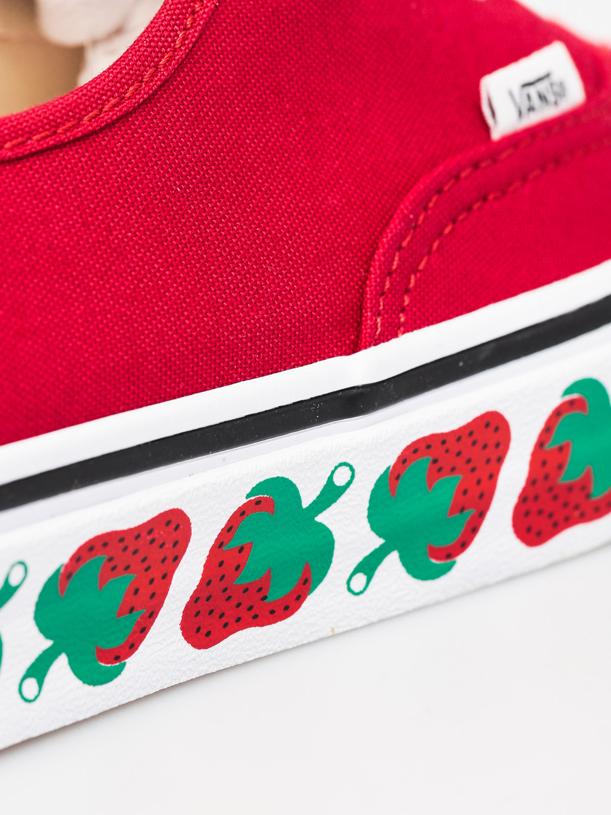 Buty Vans Authentic (strawberry tape/red/black)