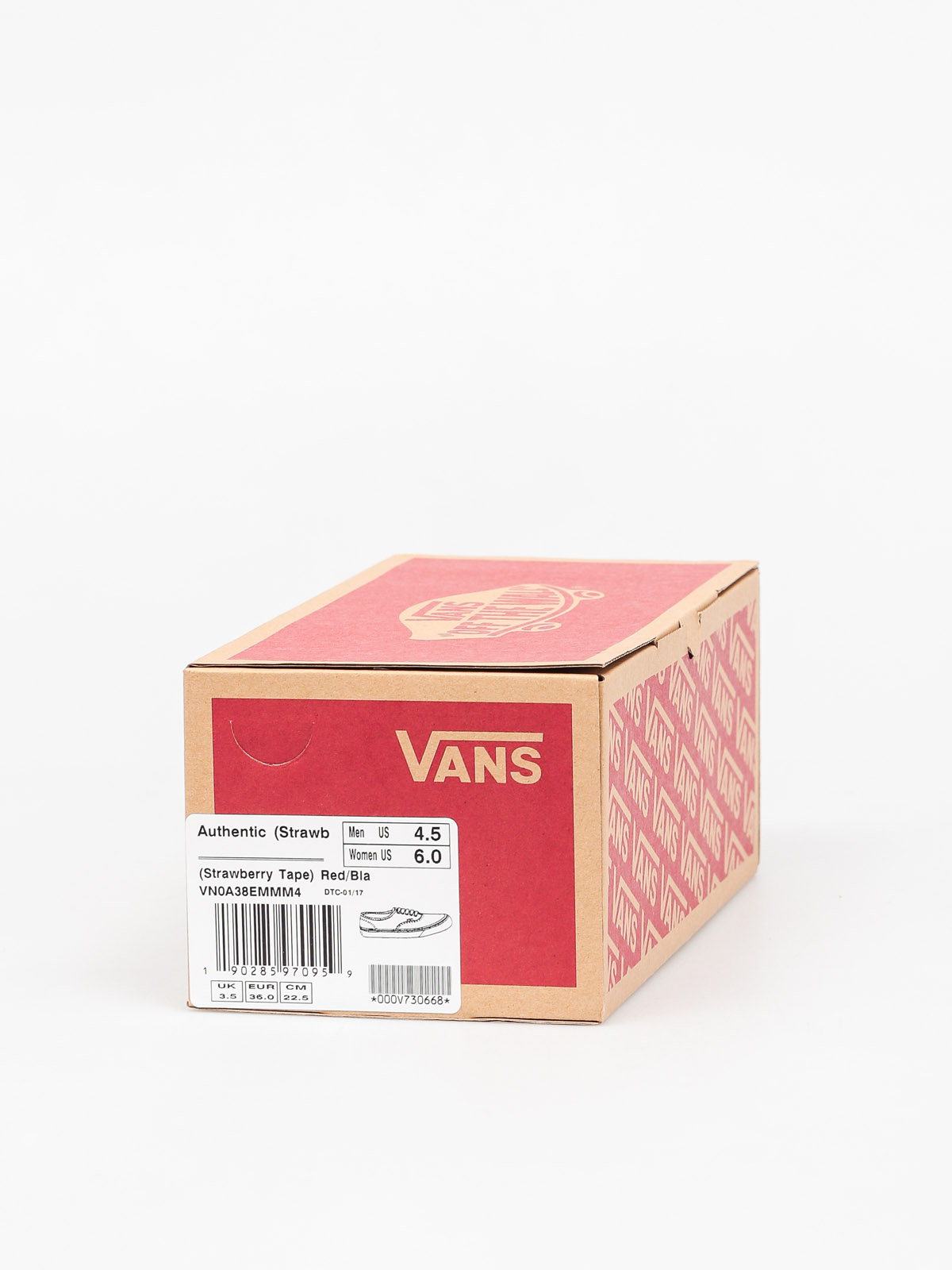 Buty Vans Authentic (strawberry tape/red/black)