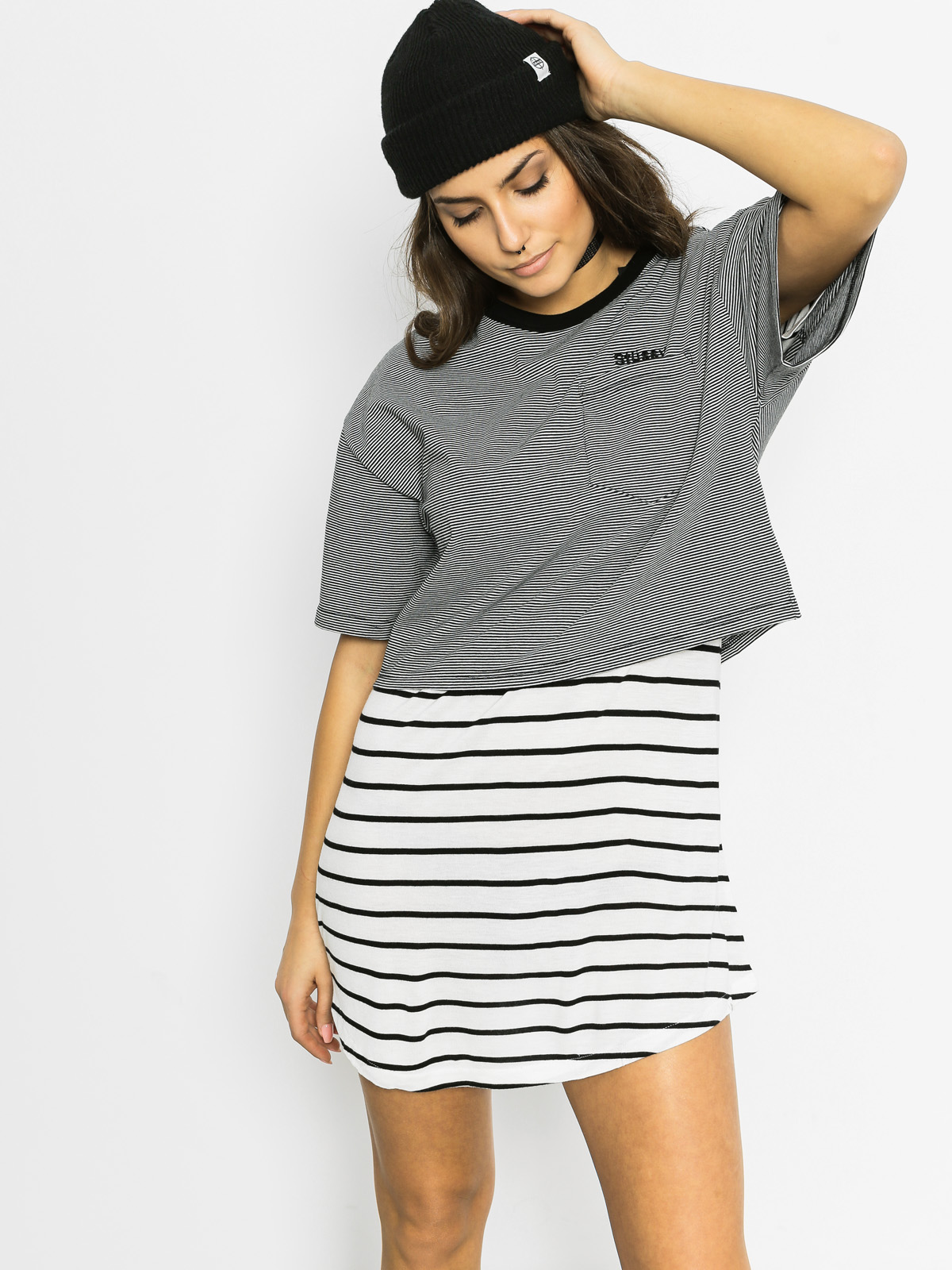 Koszulka Stussy Montana Crop Top Wmn (black)