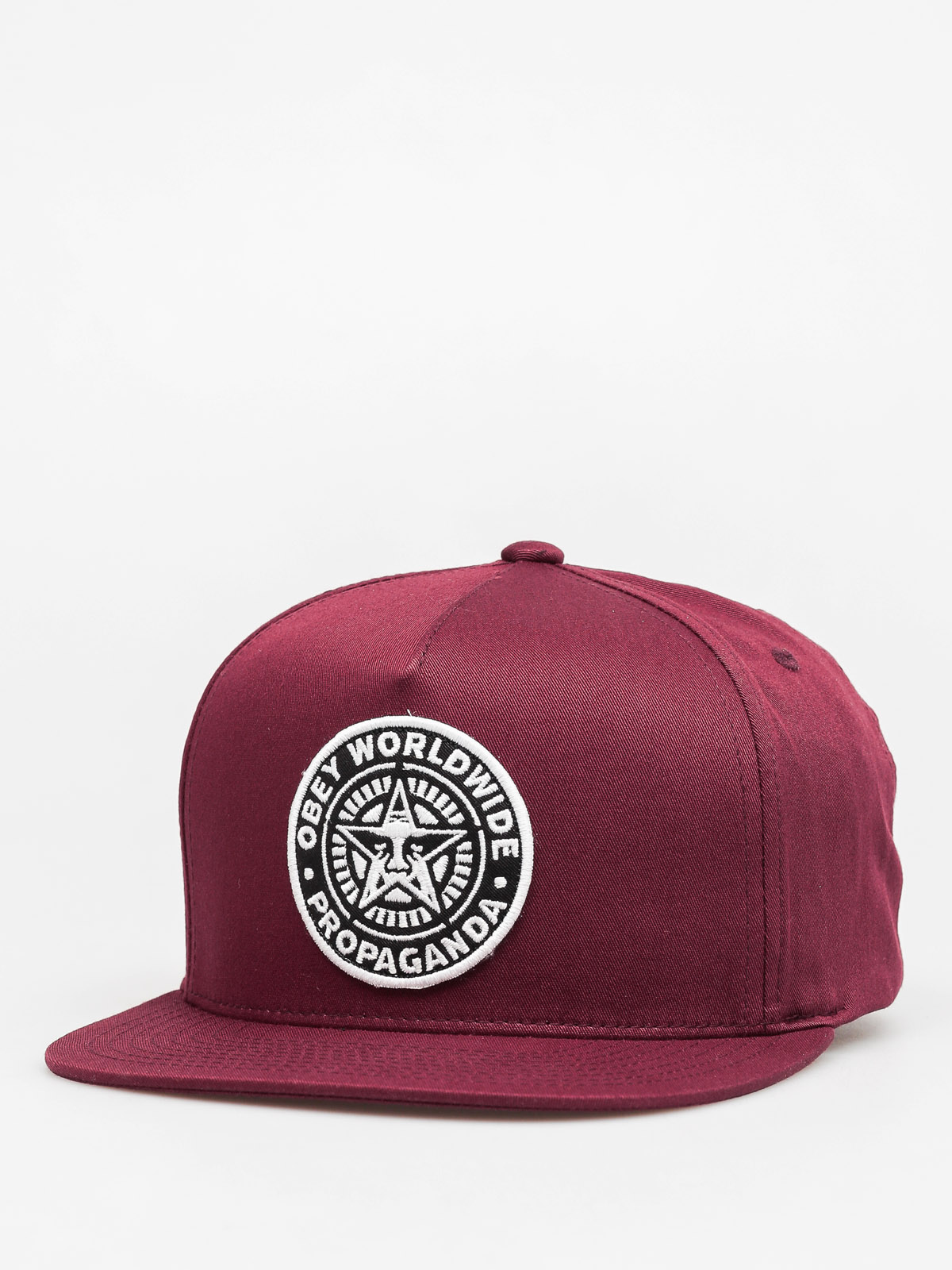 Czapka z daszkiem OBEY Classic Path ZD (burgundy)