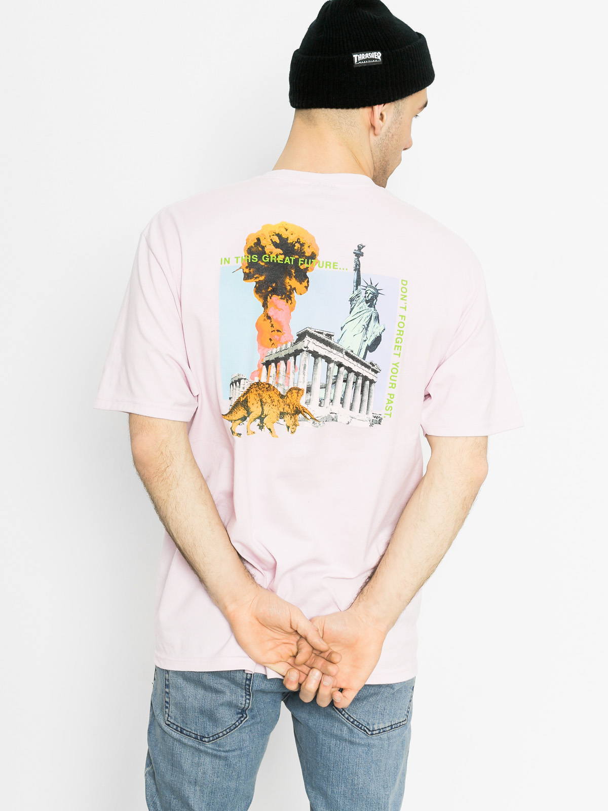 T-shirt Stussy Future Past (light lavender)