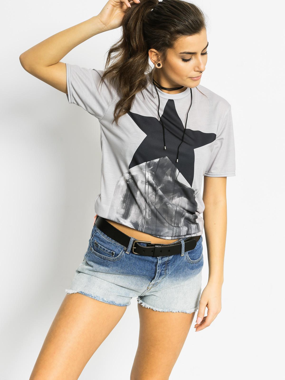 T-shirt Mr. Gugu Black Star Wmn (light grey/black)