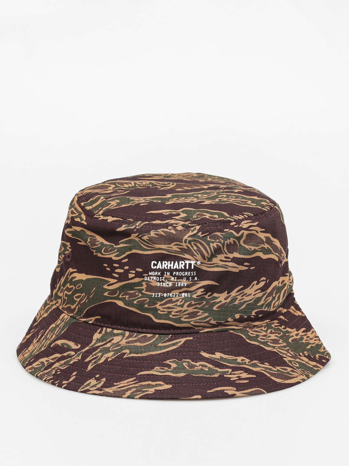 Kapelusz Carhartt Camp Bucket Hat (camo tiger laurel/white)