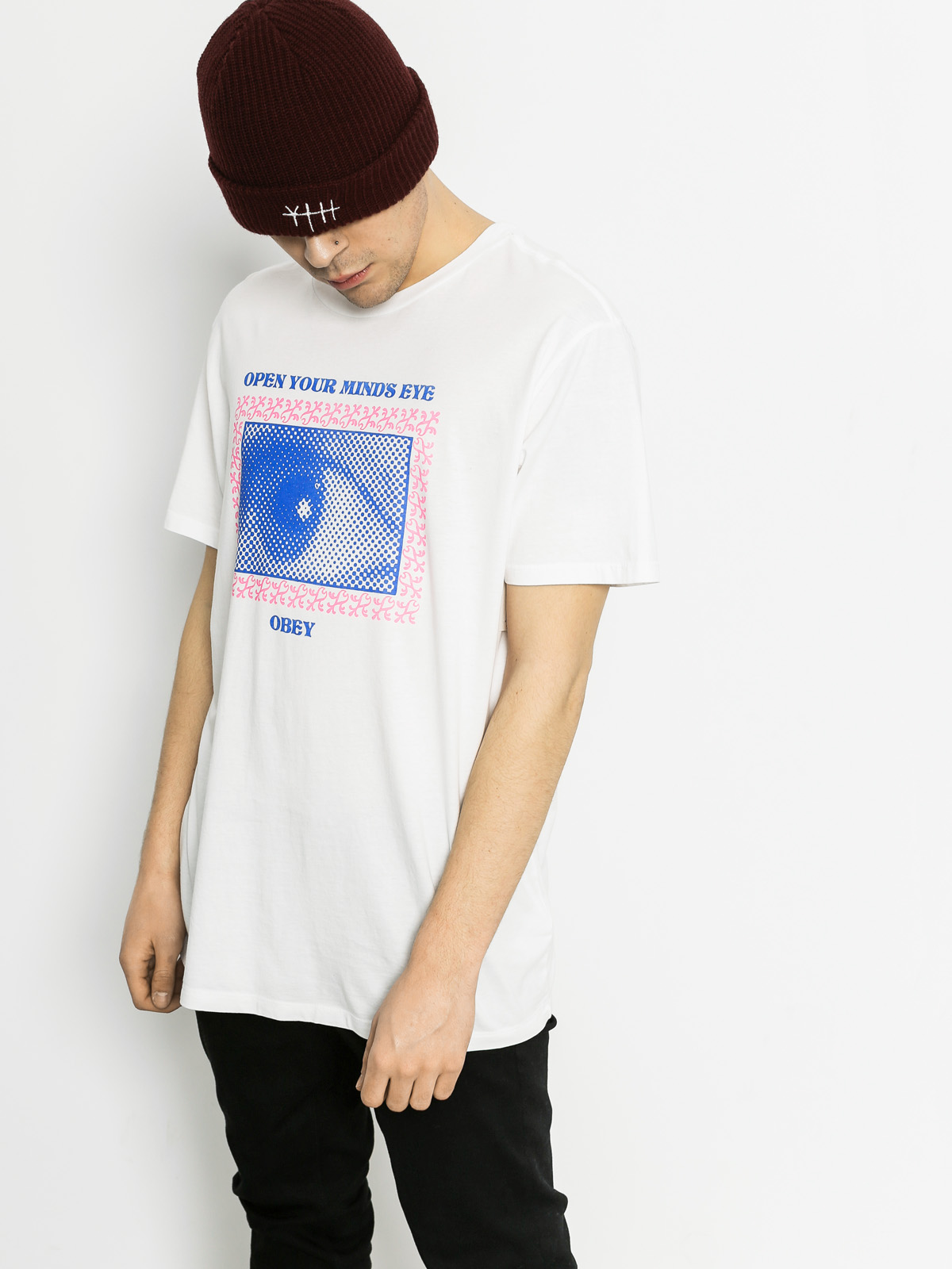 T-shirt OBEY Minds Eye (white)
