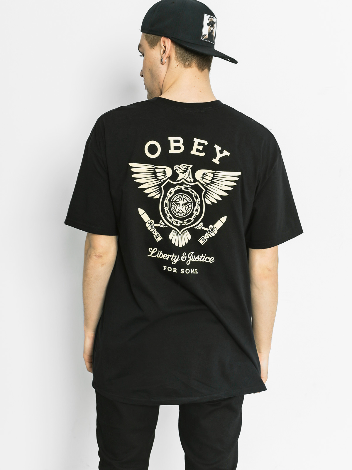 T-shirt OBEY Liberty And Justice (black)