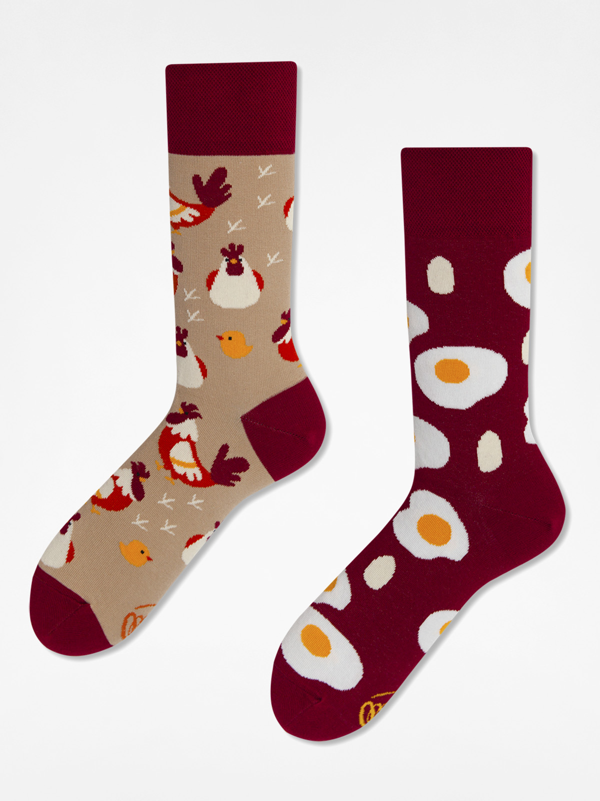Skarpetki Many Mornings Egg And Chicken (red/sand)