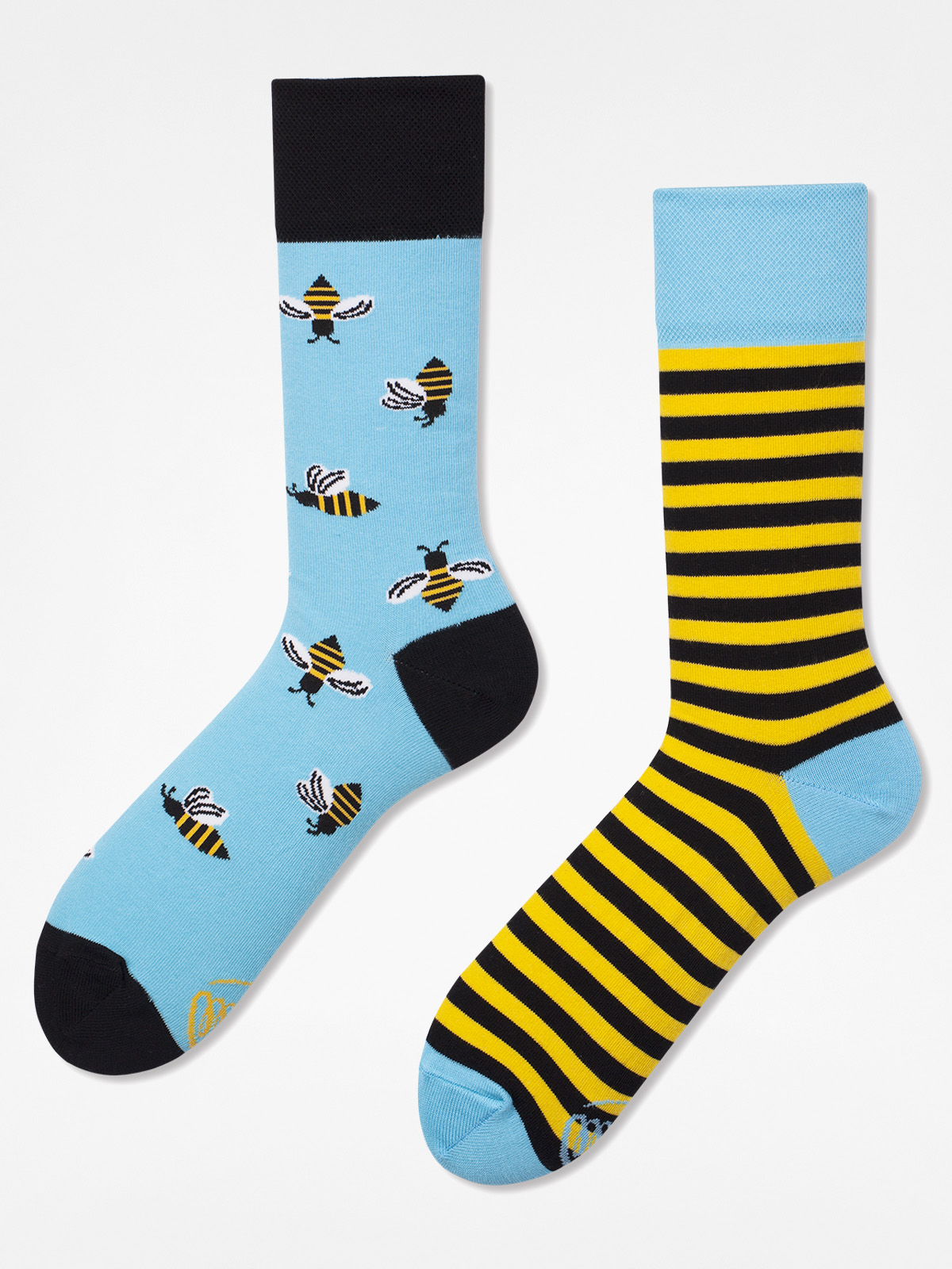 Skarpetki Many Mornings Bee Bee (blue/yellow)