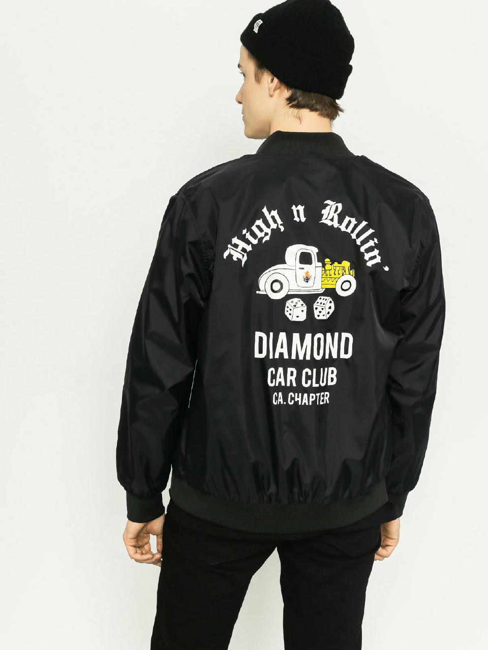 Kurtka Diamond Supply Co. Club Varsity (black)