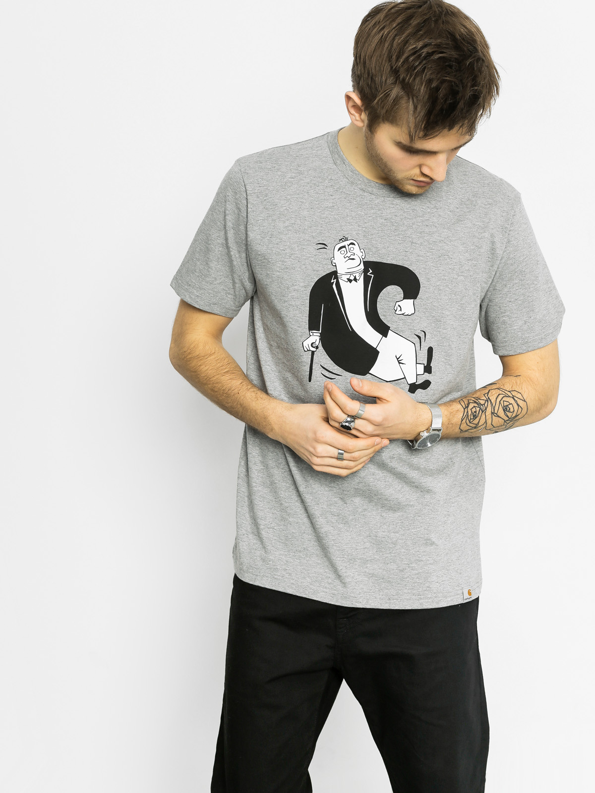 T-shirt Carhartt Gentleman (grey heather)