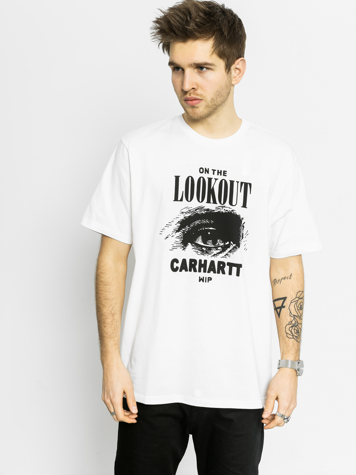 T-shirt Carhartt The Lookout (white/black)