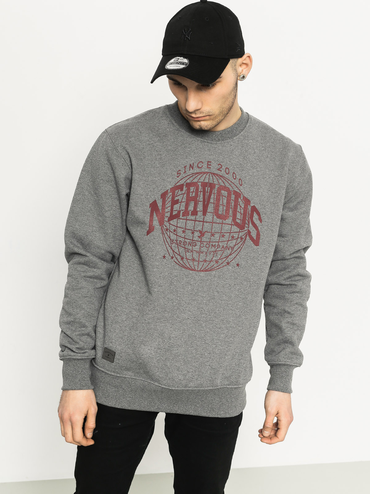 Bluza Nervous Global Crew (grey)