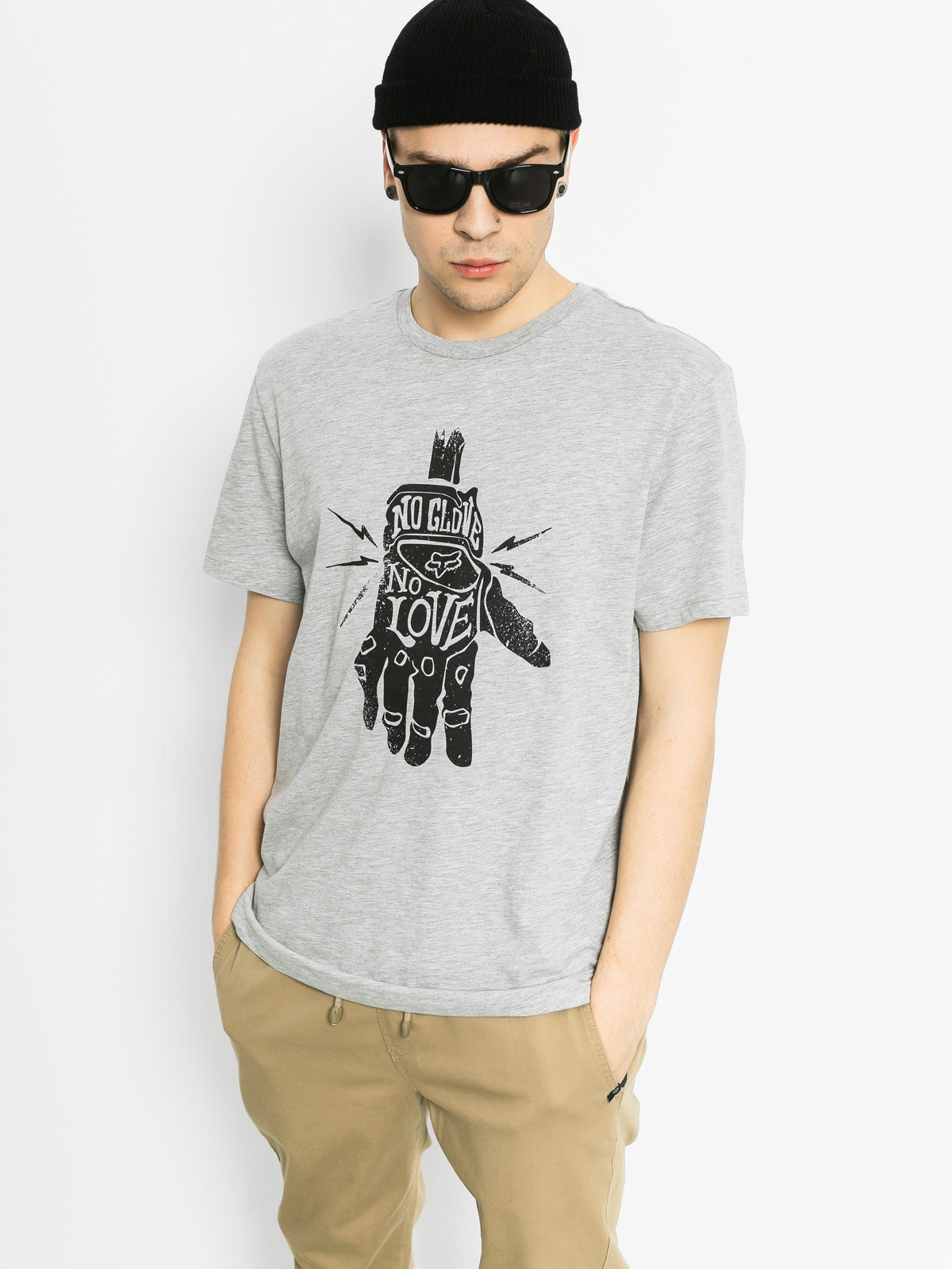 T-shirt Fox Lifer (grey heather)