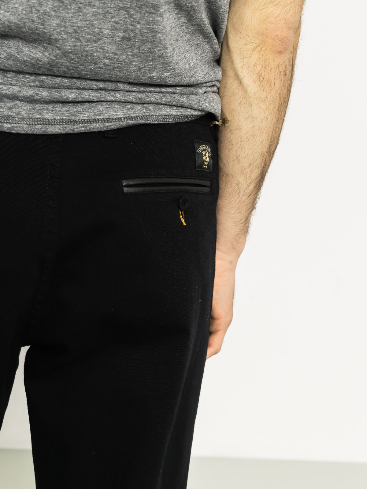 Spodnie Turbokolor Streetsweepers Stretch Chinos (black)