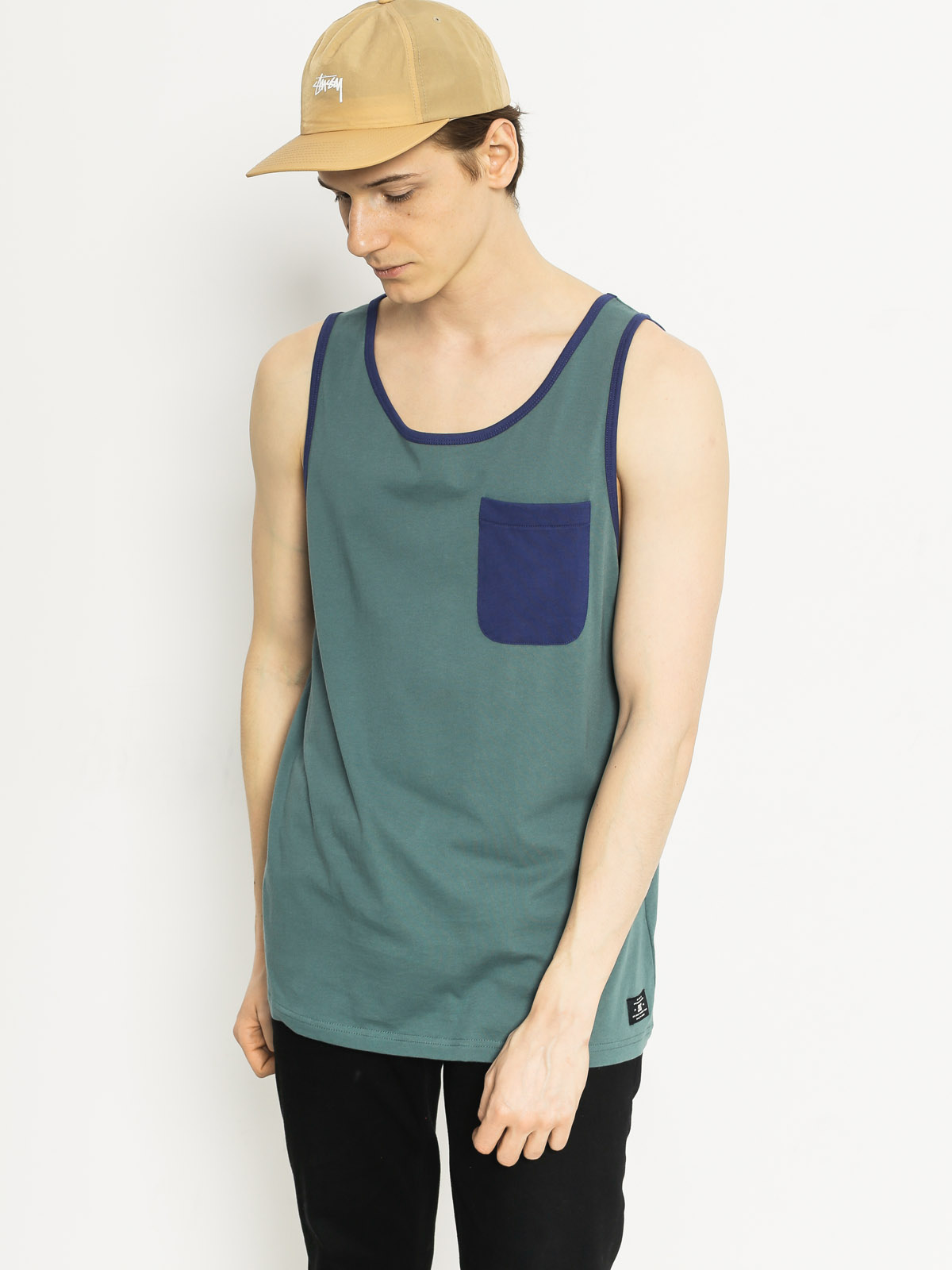 Koszulka DC Contra Tank (sea green/navy)