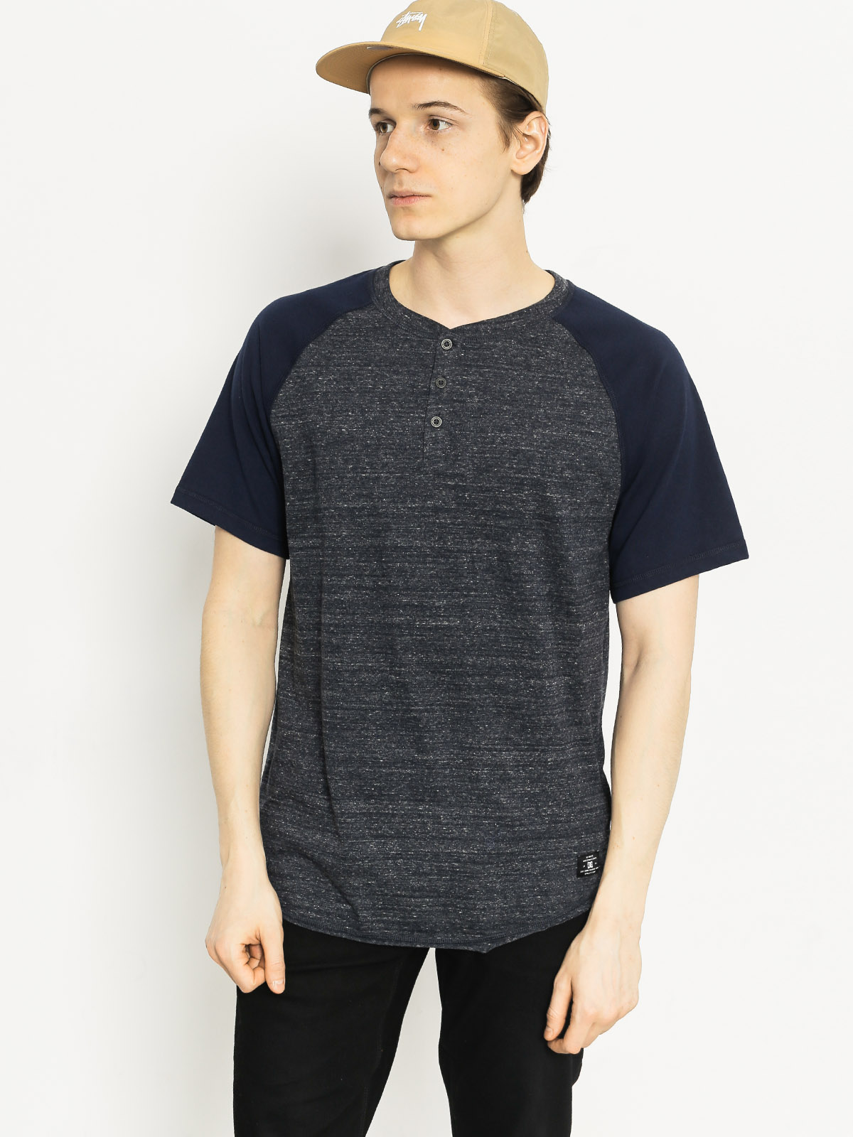 T-shirt DC Enderlin Henley (dark navy)