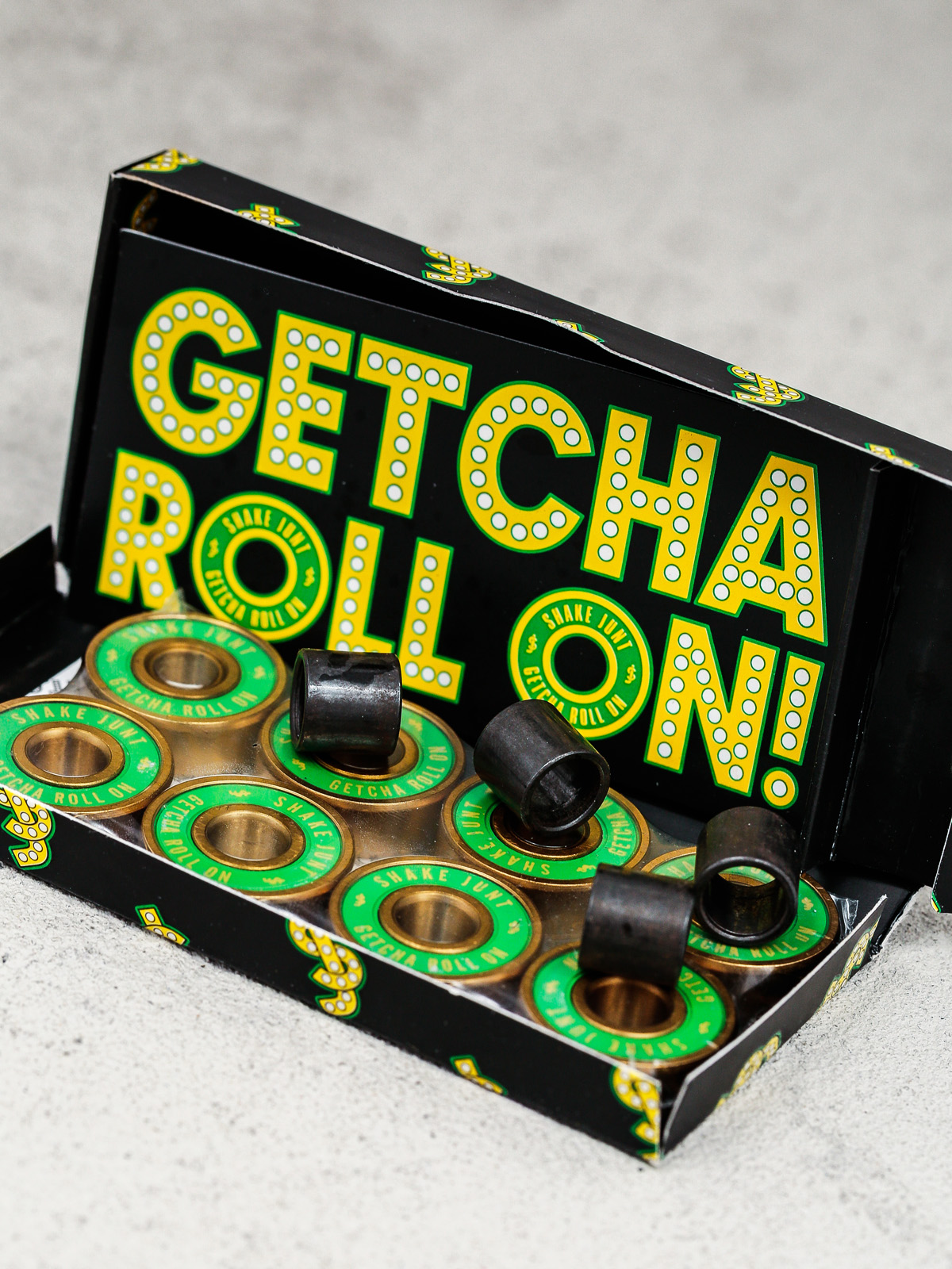 Łożyska Shake Junt 02 ABEC (gold/green)