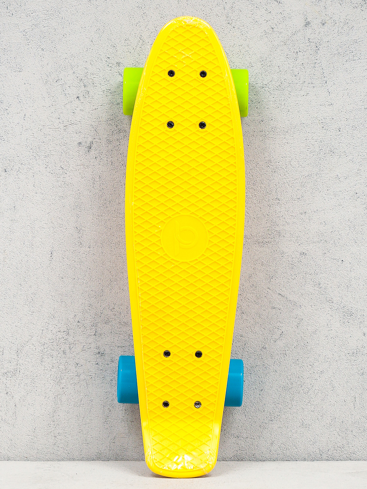 Deskorolka cruiser Playlife Vinyl (yellow/green blue)