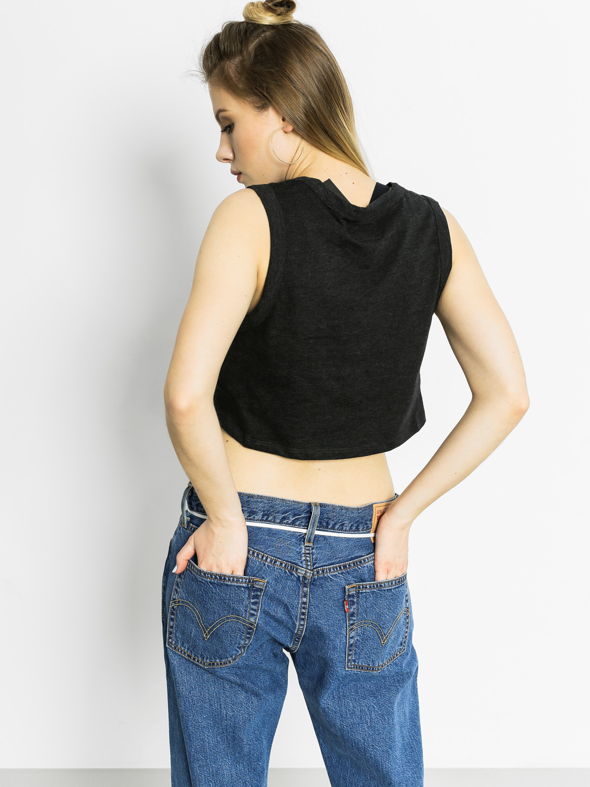 Koszulka Stussy Rosecrans Tank Wmn (black heather)