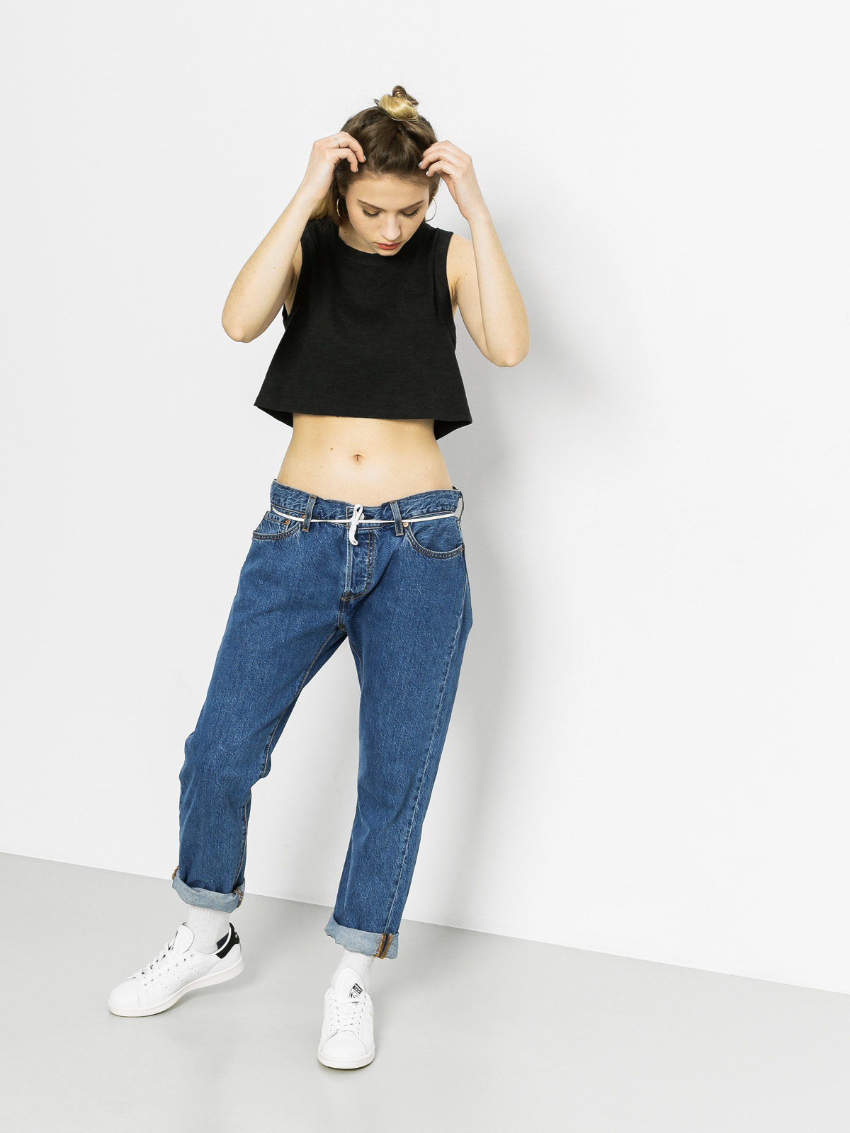 Koszulka Stussy Rosecrans Tank Wmn (black heather)