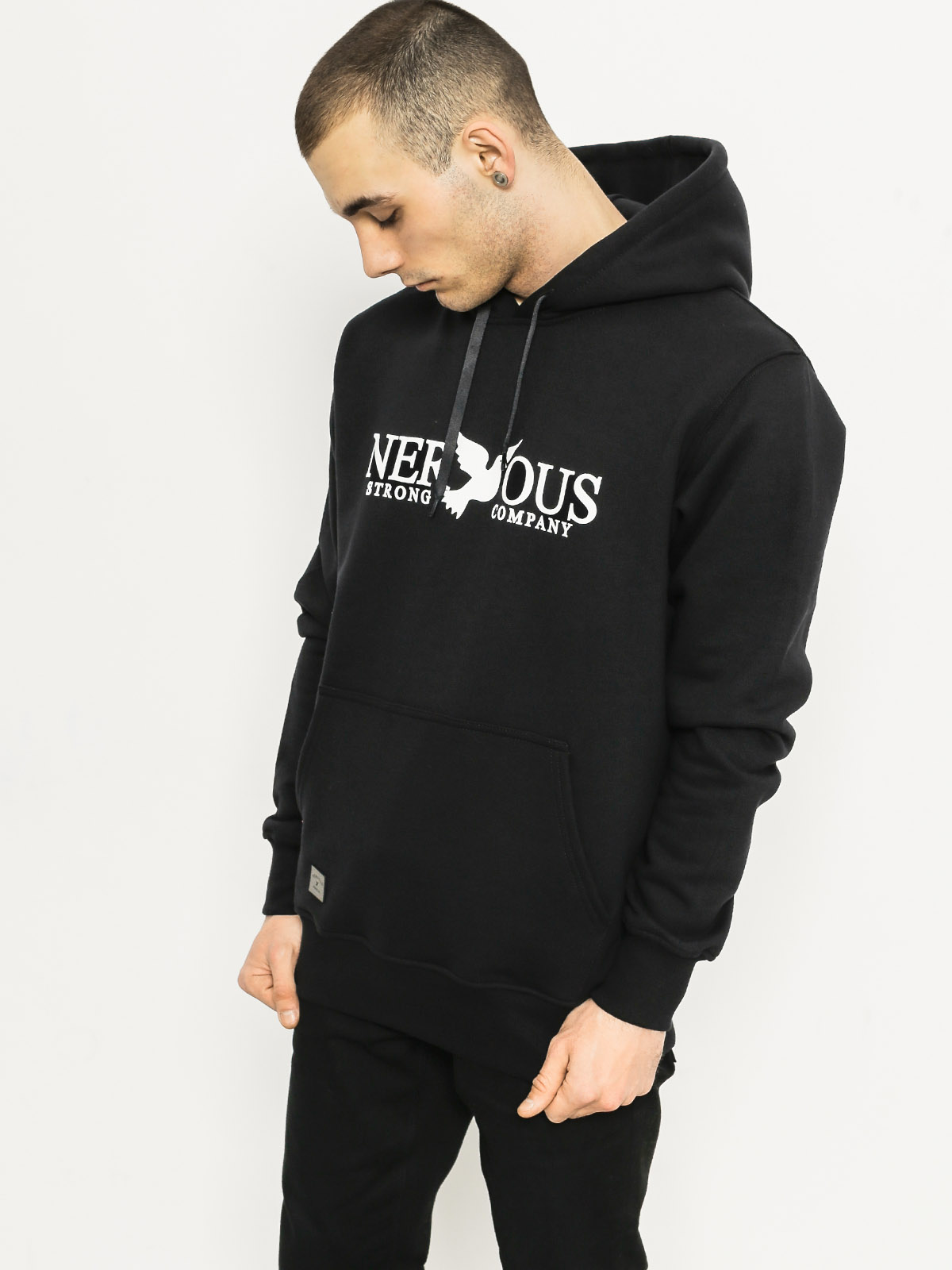 Bluza z kapturem Nervous Classic HD (black)