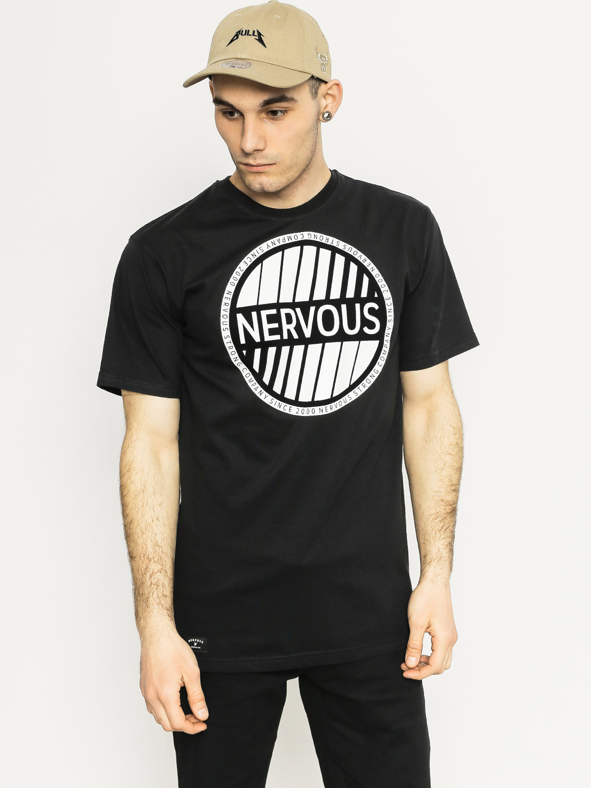 T-shirt Nervous Holo (black)