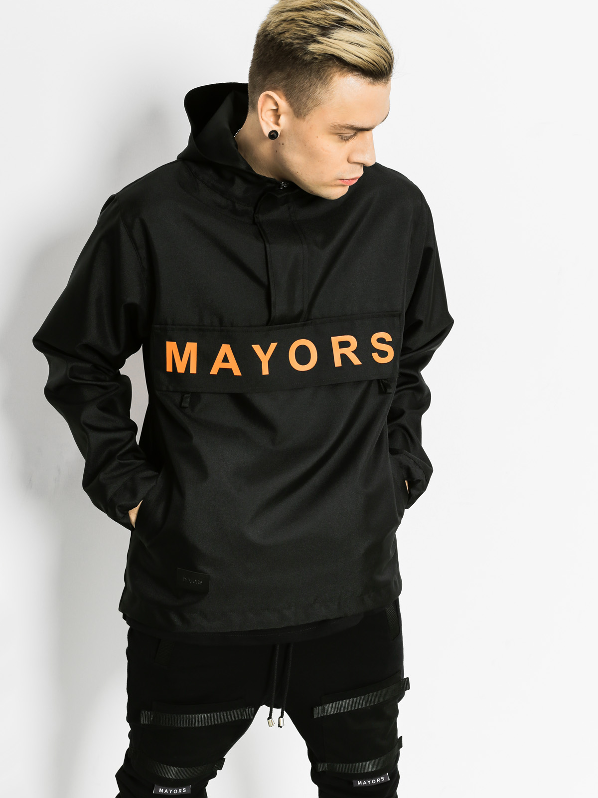 Kurtka Majors Mayors Pull (black/orange)