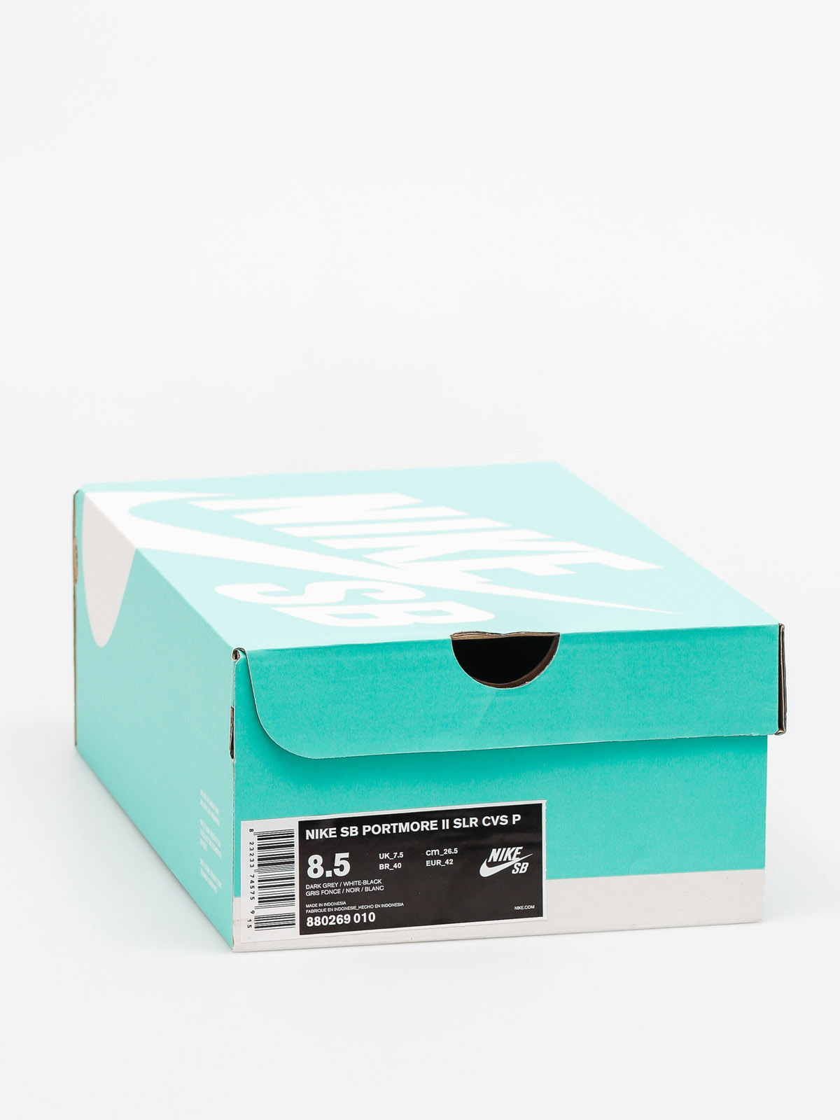 Buty Nike SB Portmore II Slr Cvs P (dark grey/white black)