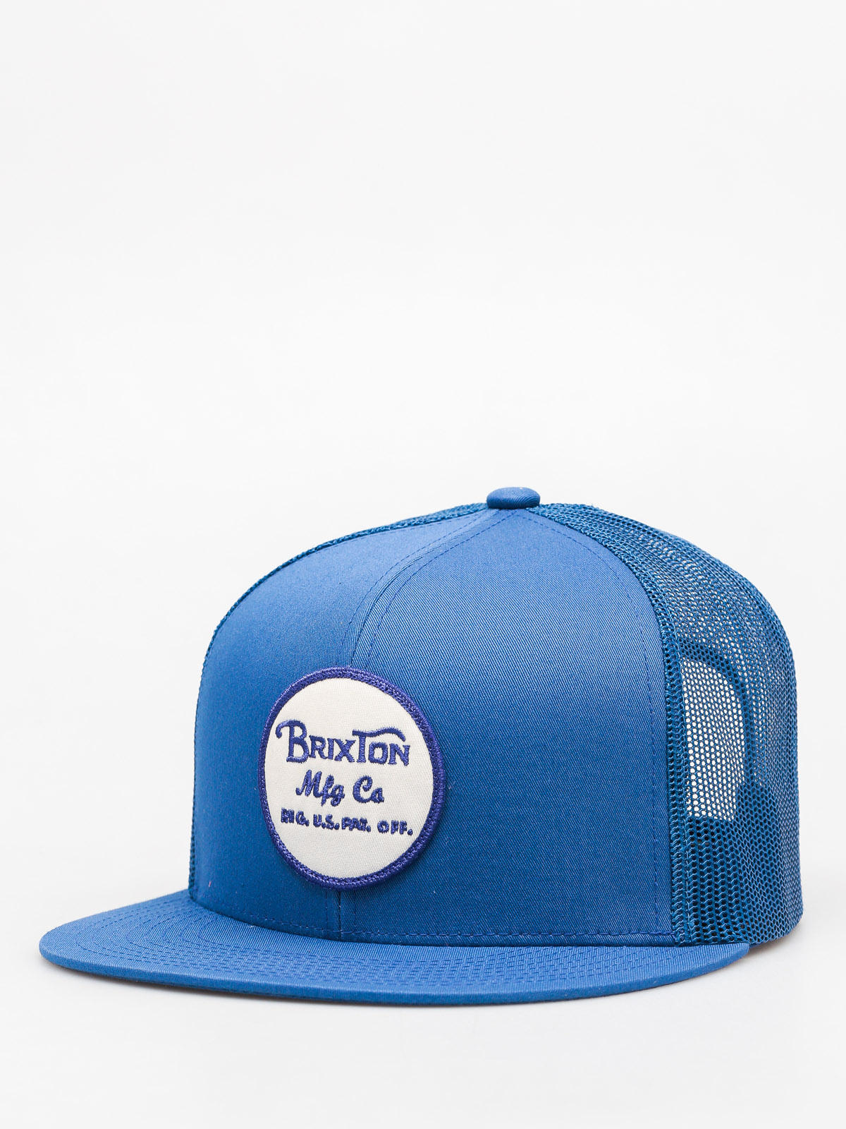 Czapka z daszkiem Brixton Wheeler Mesh (blue/white)