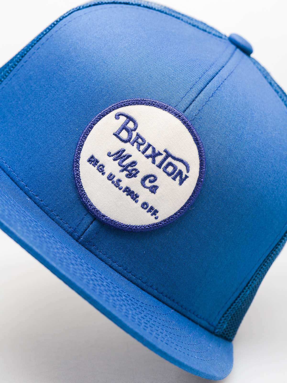 Czapka z daszkiem Brixton Wheeler Mesh (blue/white)