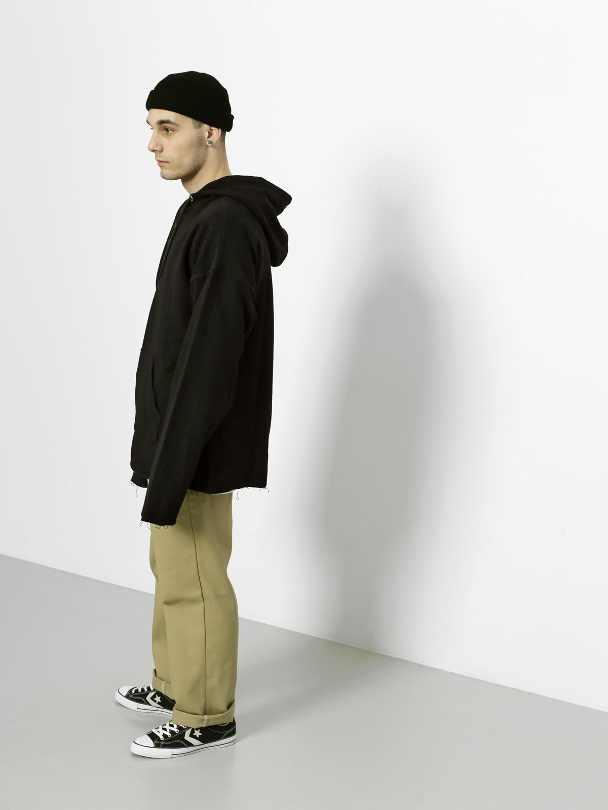 Bluza z kapturem The Hive Henley HD (black)