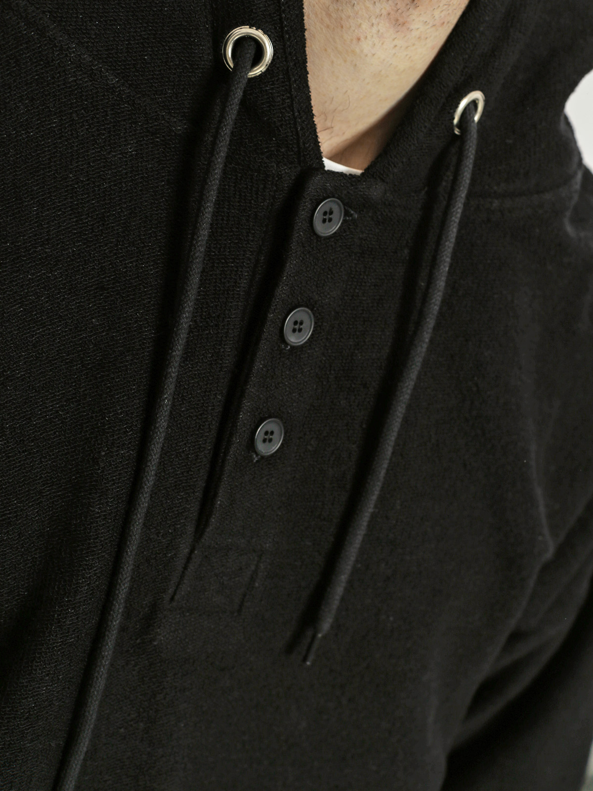 Bluza z kapturem The Hive Henley HD (black)