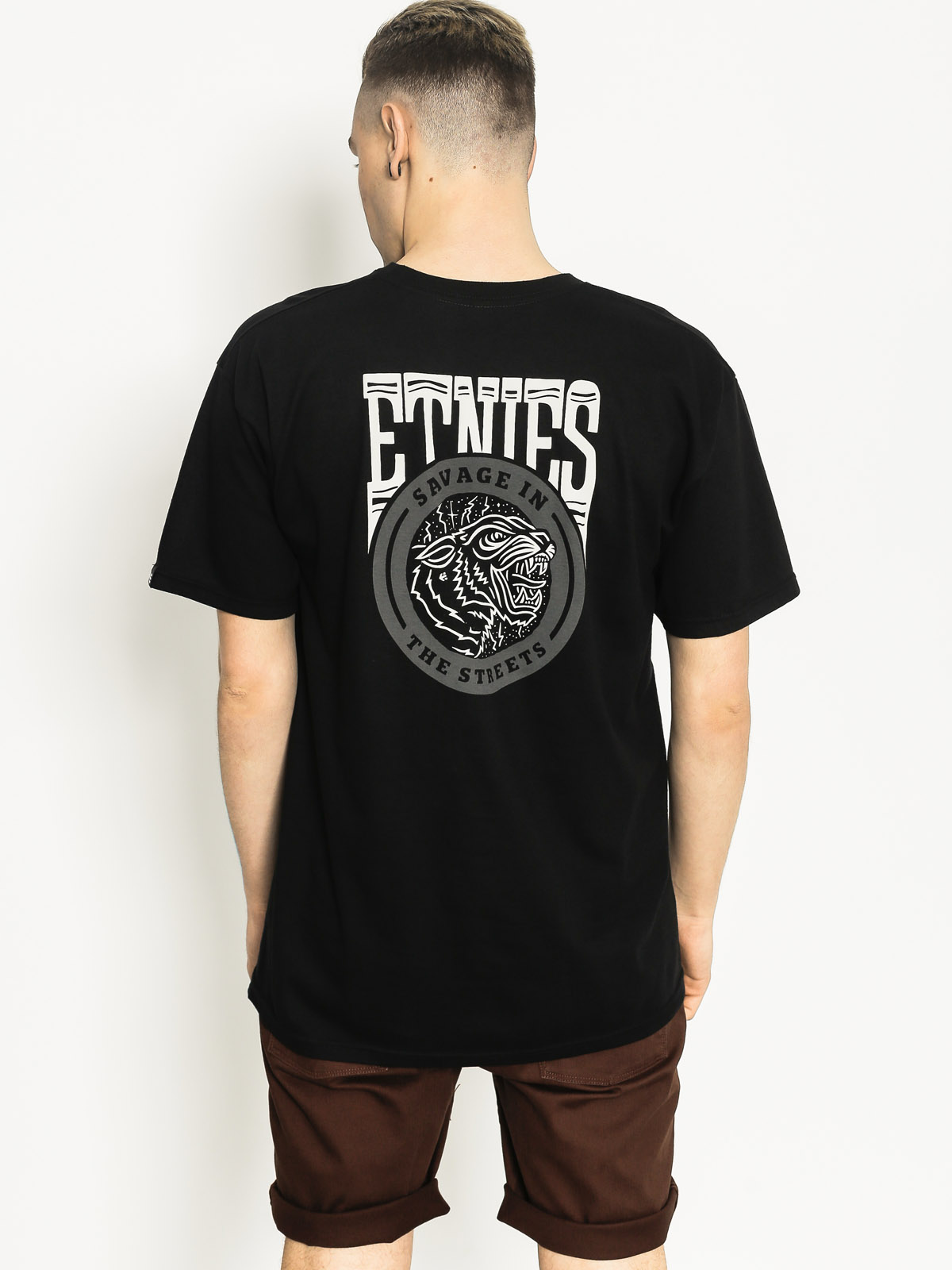 T-shirt Etnies Savage Streets (black/grey)