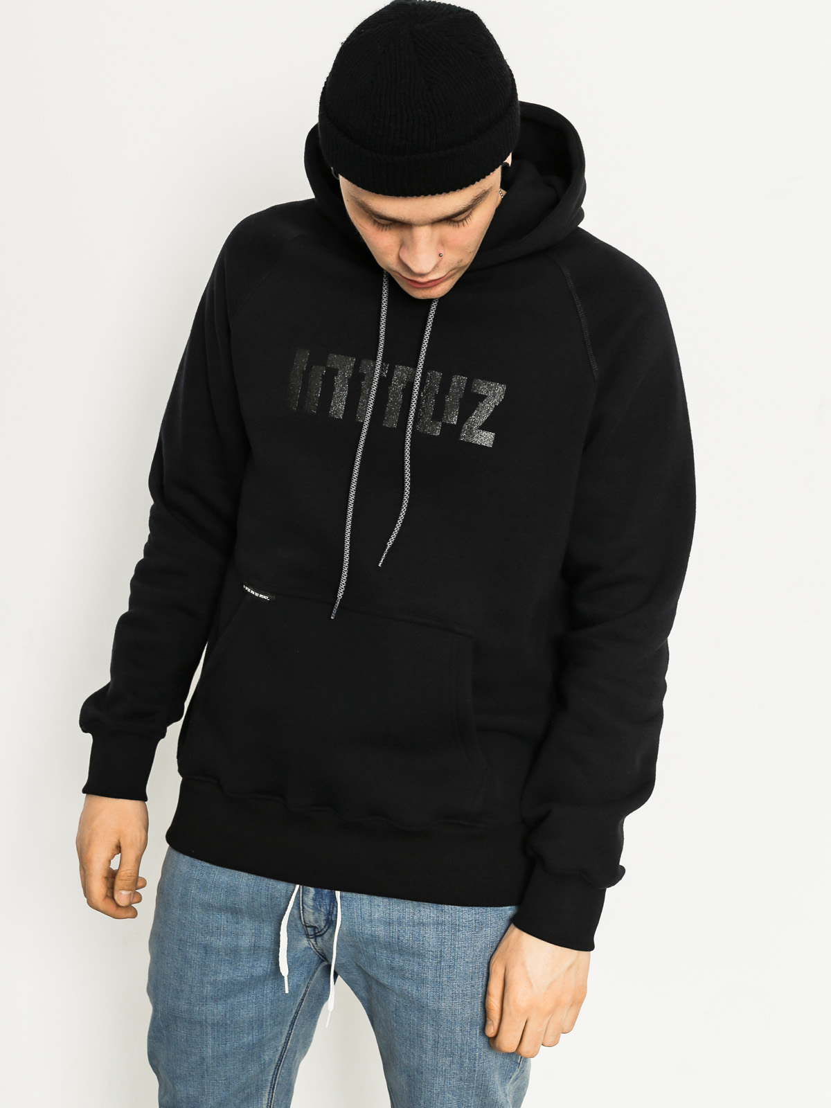 Bluza z kapturem Intruz Logo HD (black)
