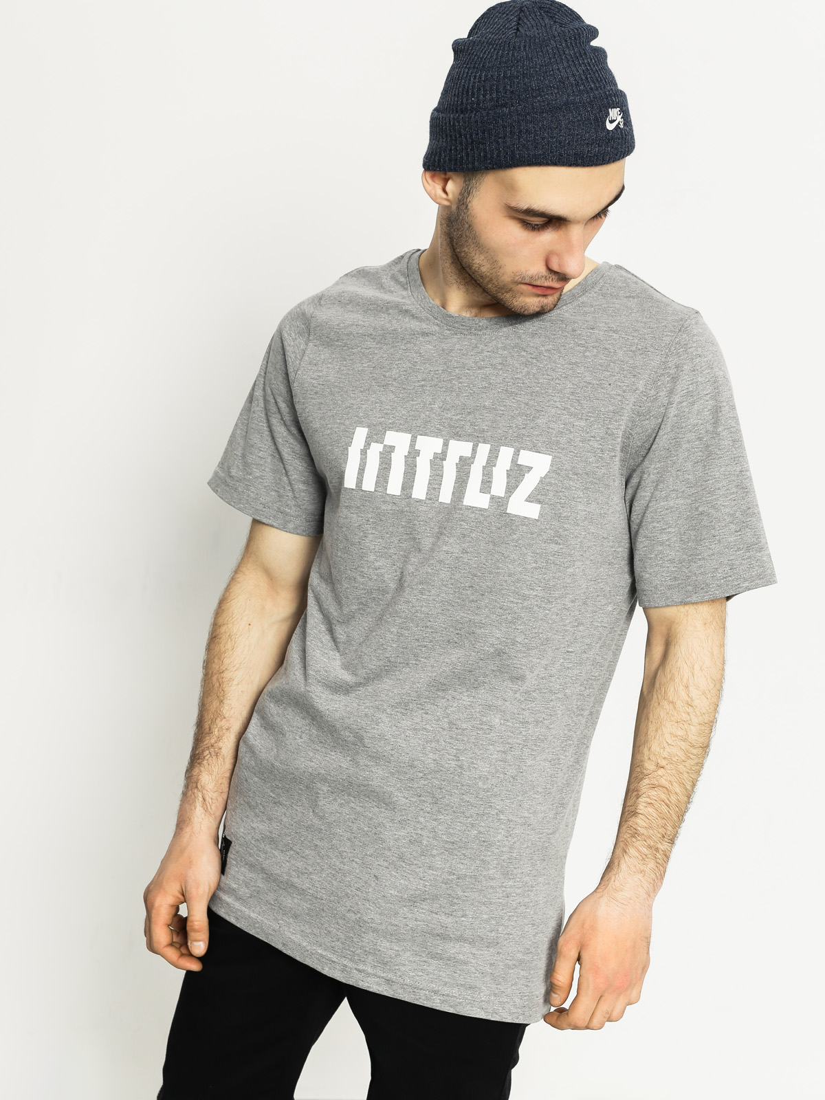 T-shirt Intruz Logo (heather grey)