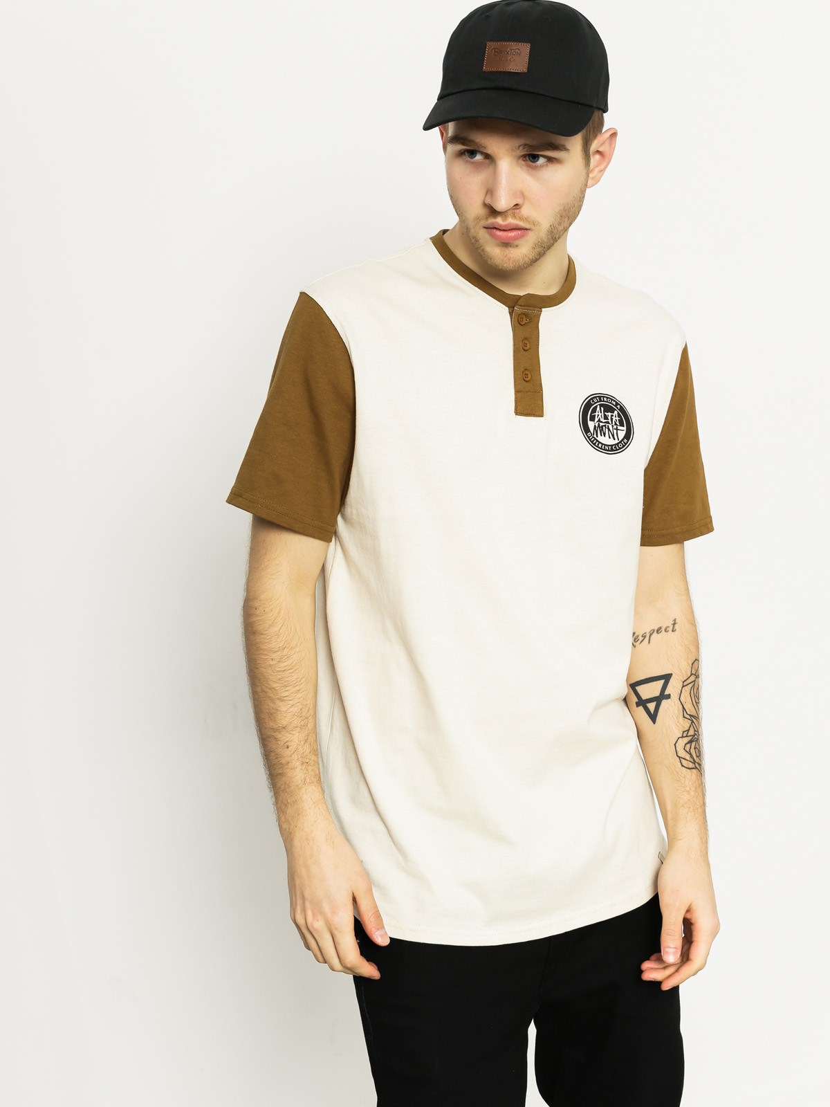 T-shirt Altamont Gresham (white/gold)
