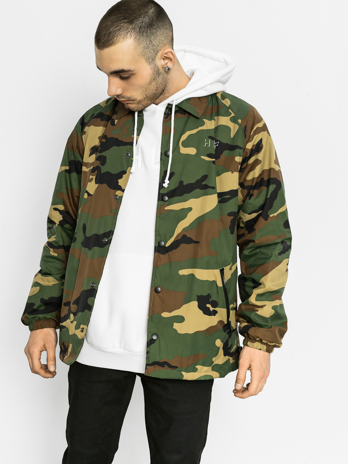 Kurtka HUF Shadow Coach (woodland)