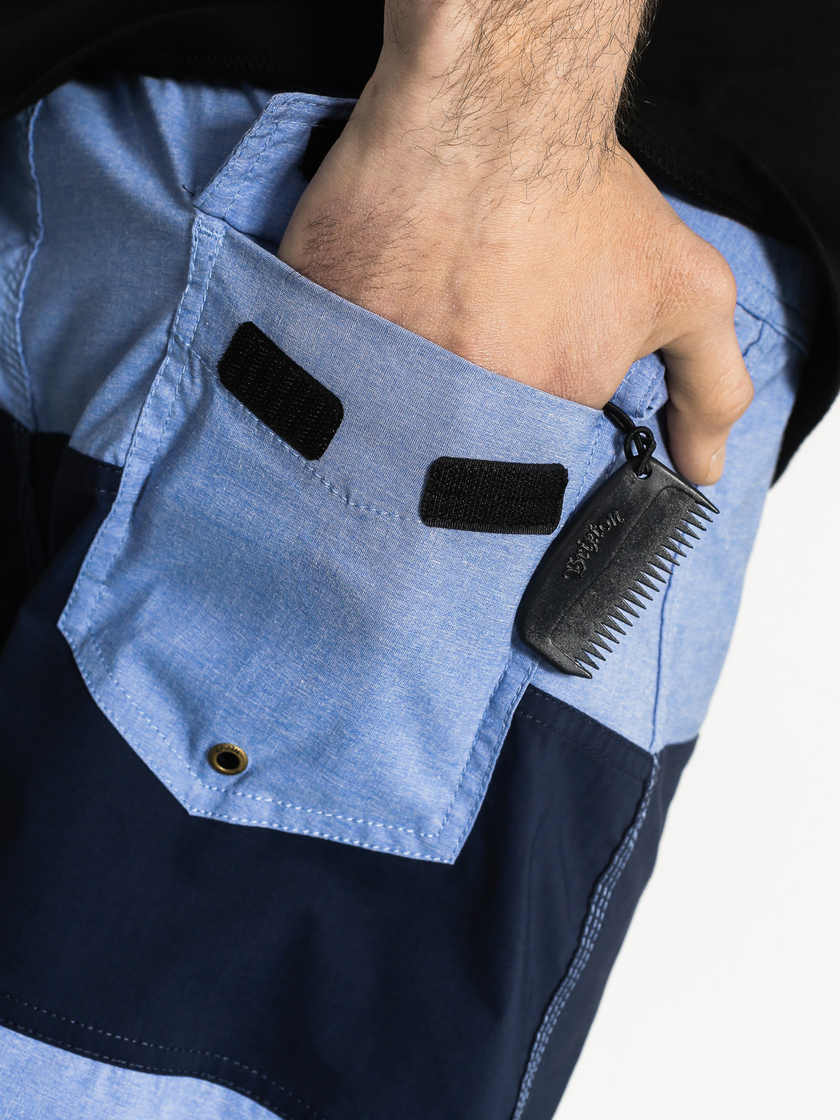 Boardshorty Brixton Barge Trunk (light blue/dark navy)