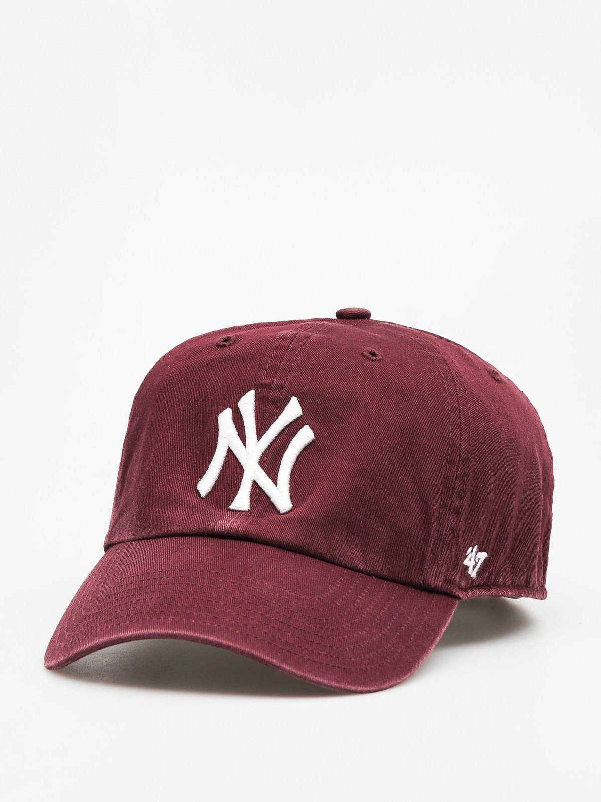 Czapka z daszkiem 47 Brand New York Yankees ZD (washed maroon)