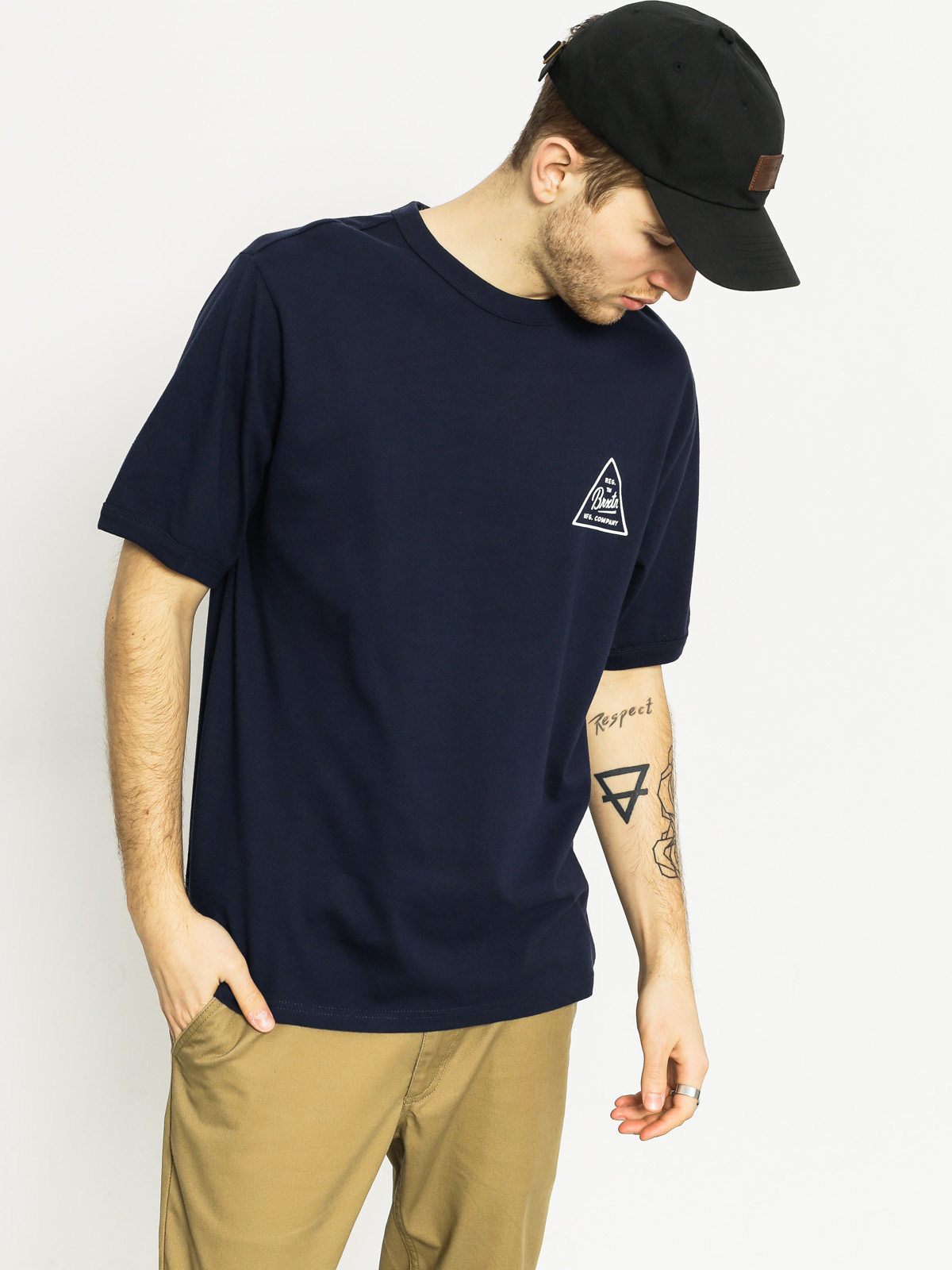 T-shirt Brixton Cue (navy)
